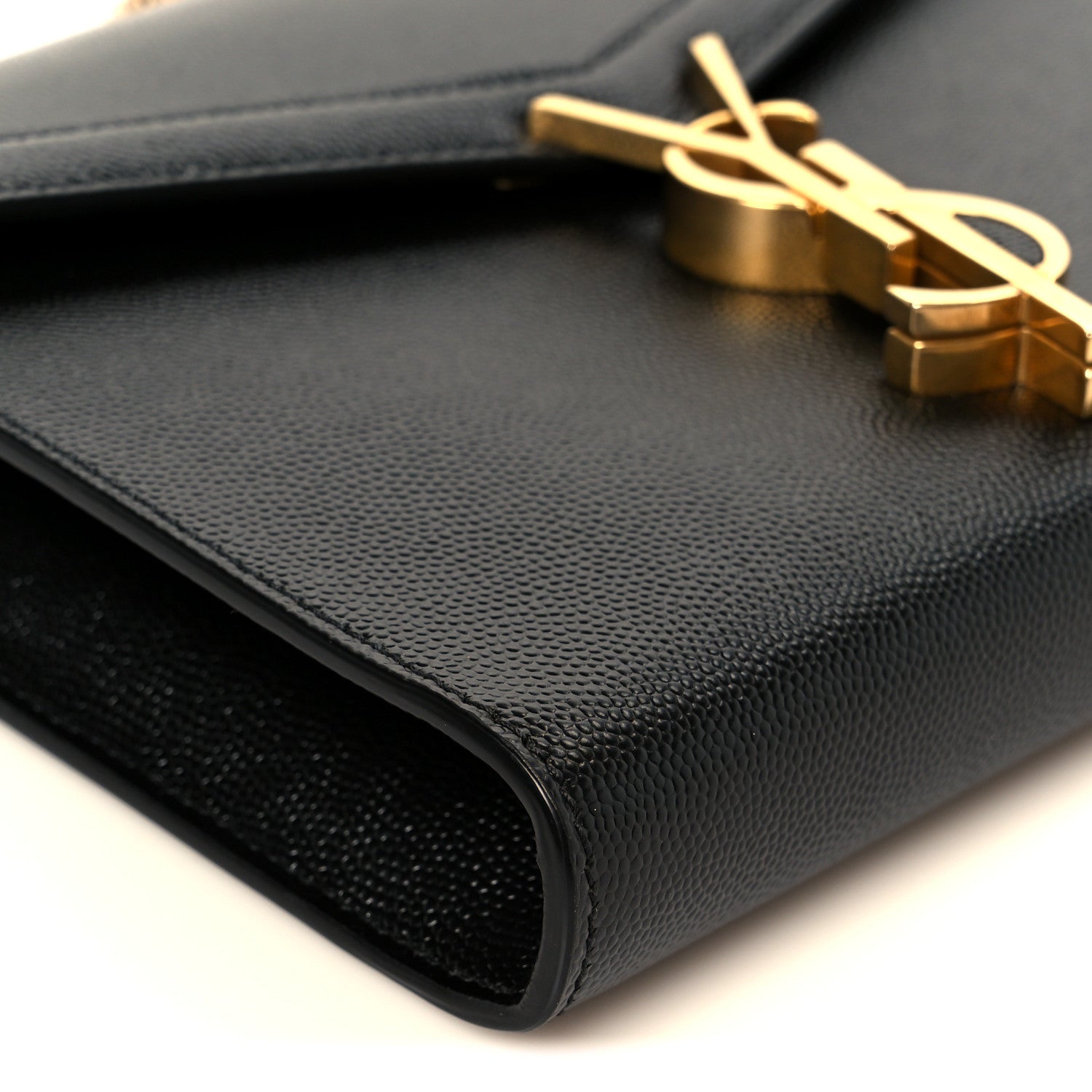 Grain De Poudre Monogram Cassandra Chain Wallet Black