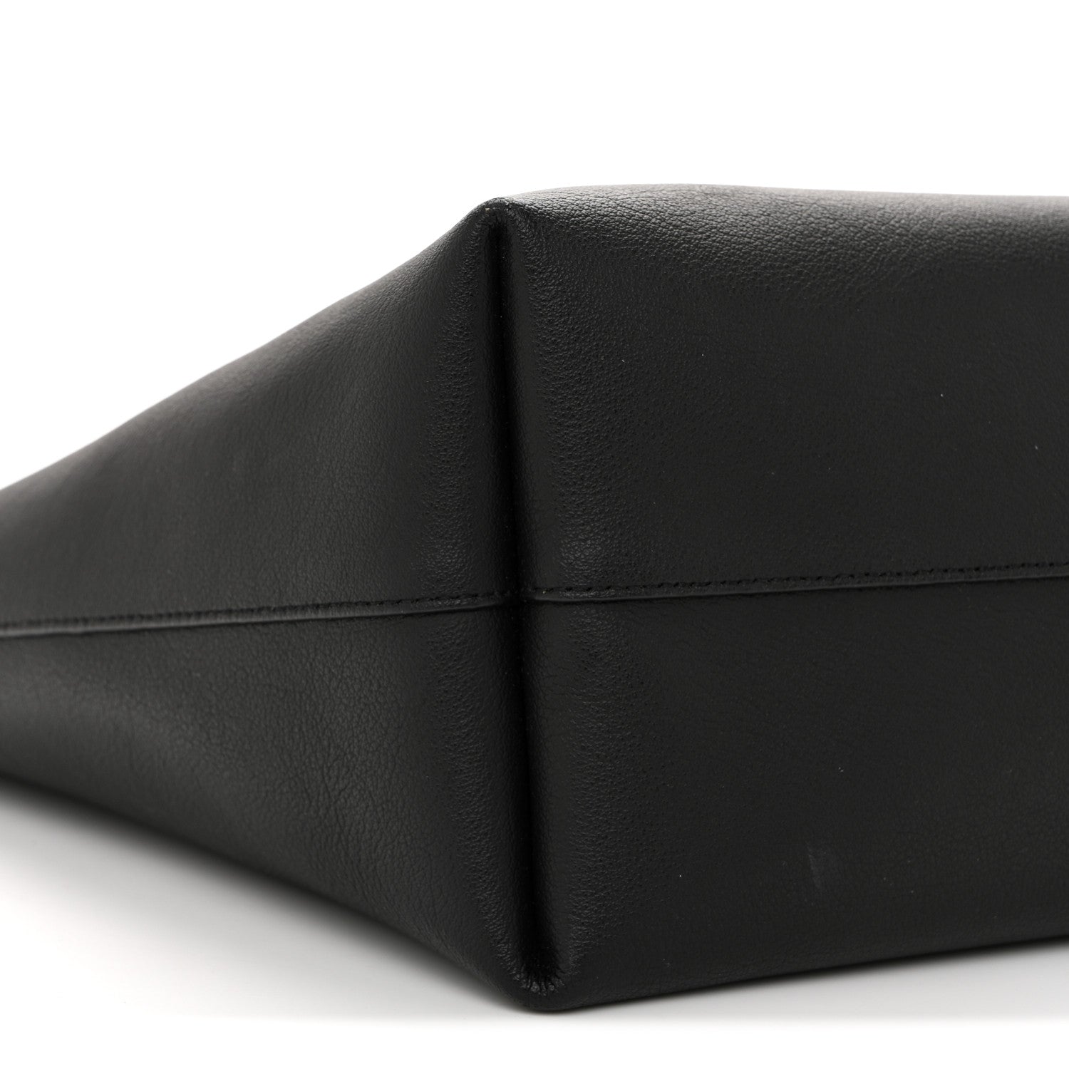 Calfskin Large Shopping Tote Black