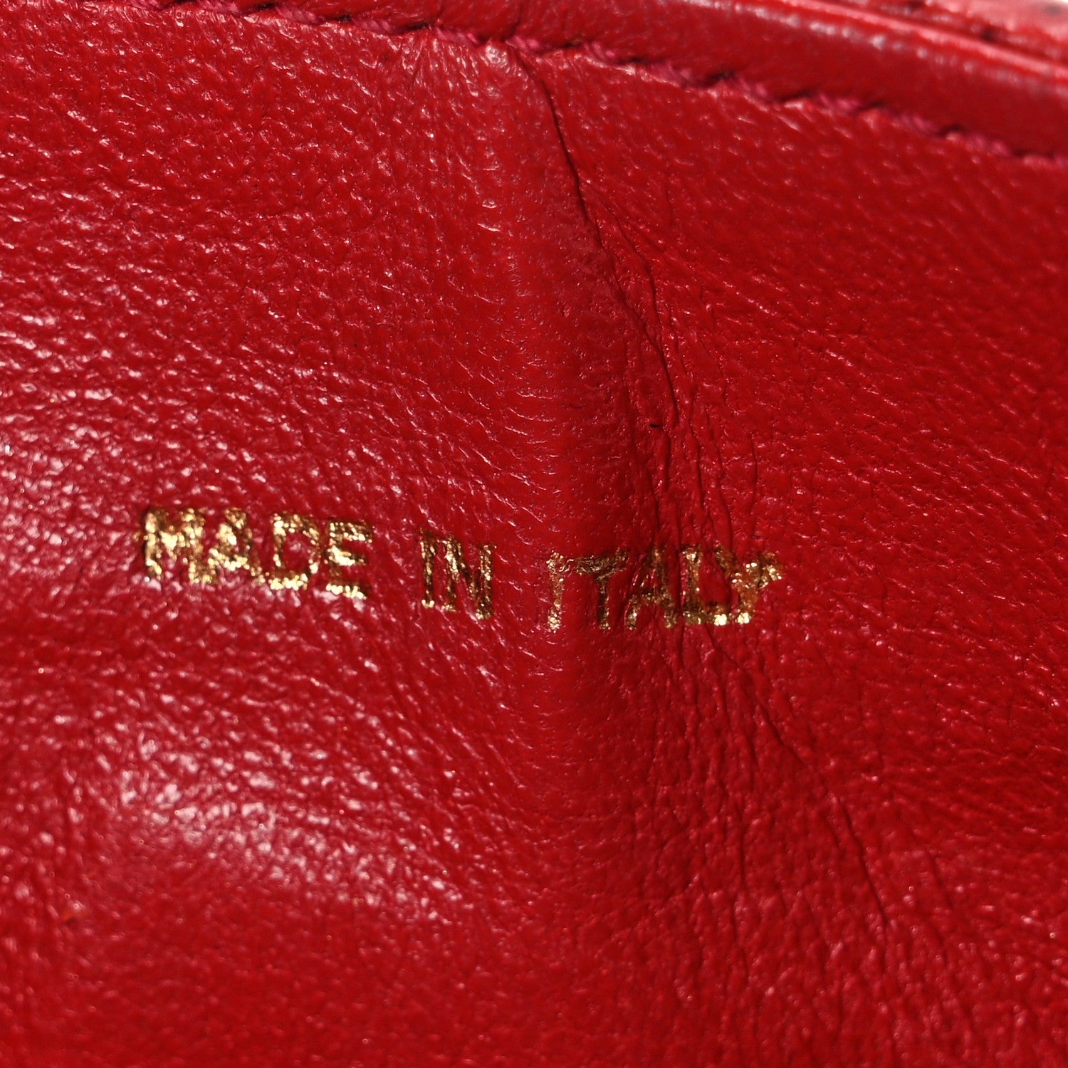 Caviar Quilted Shoulder Bag Red