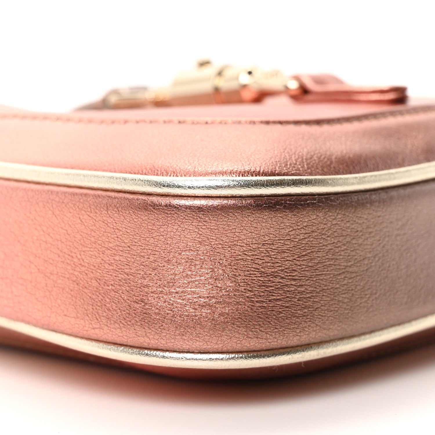 Metallic Faded Nappa Mini Jackie 1961 Copper