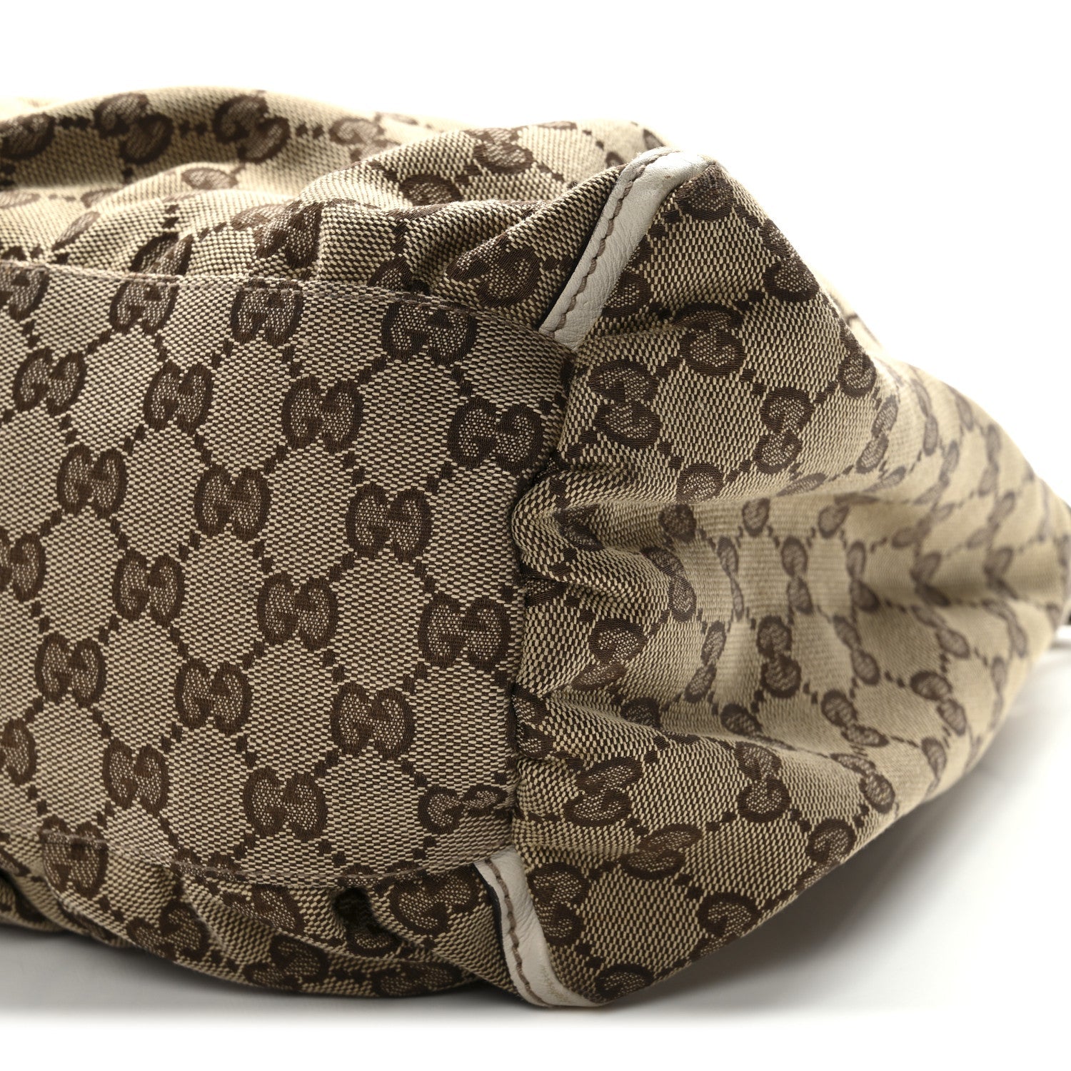 Monogram Large D Gold Hobo Off White