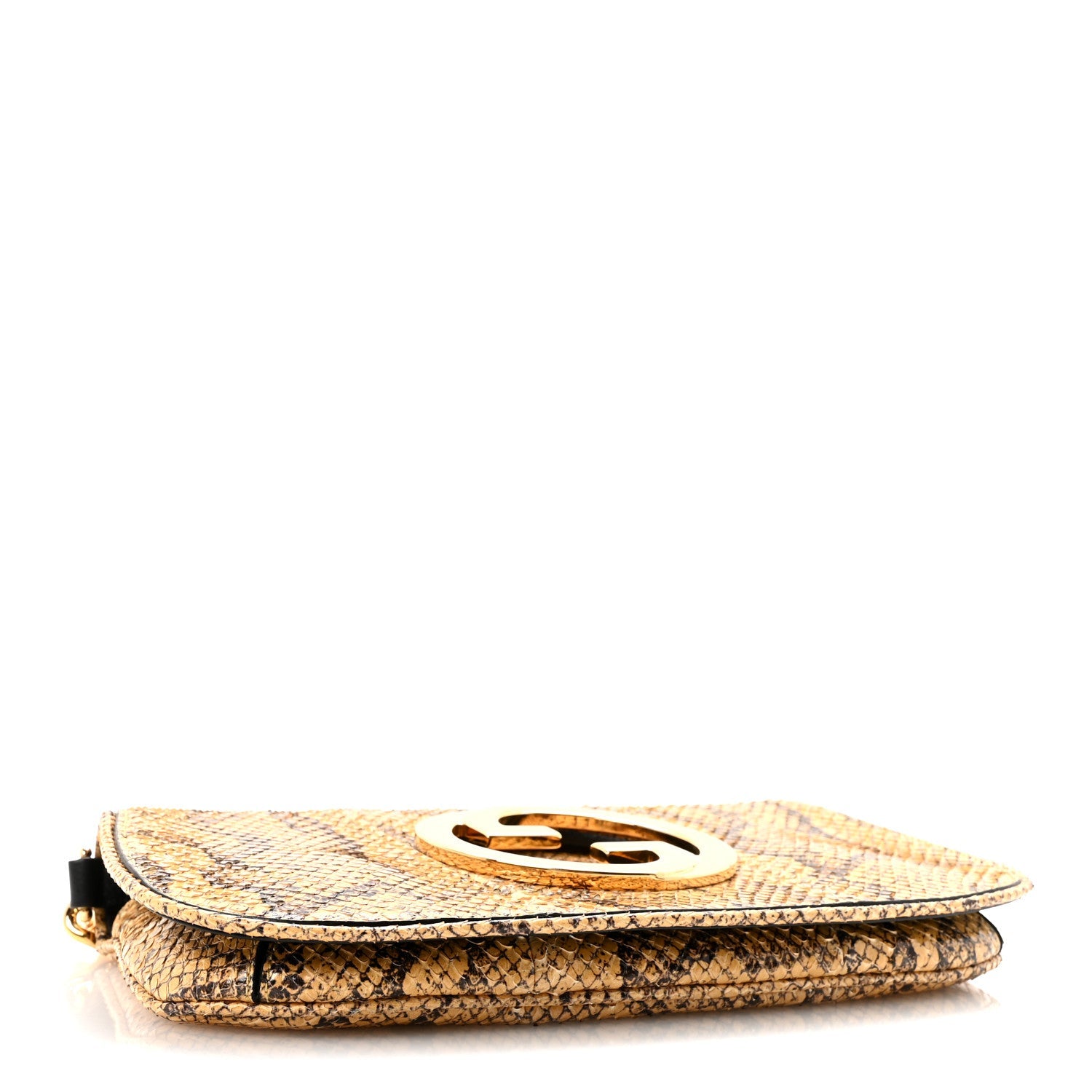 Roxy Snakeskin Blondie Chain Shoulder Flap Bag Roccia