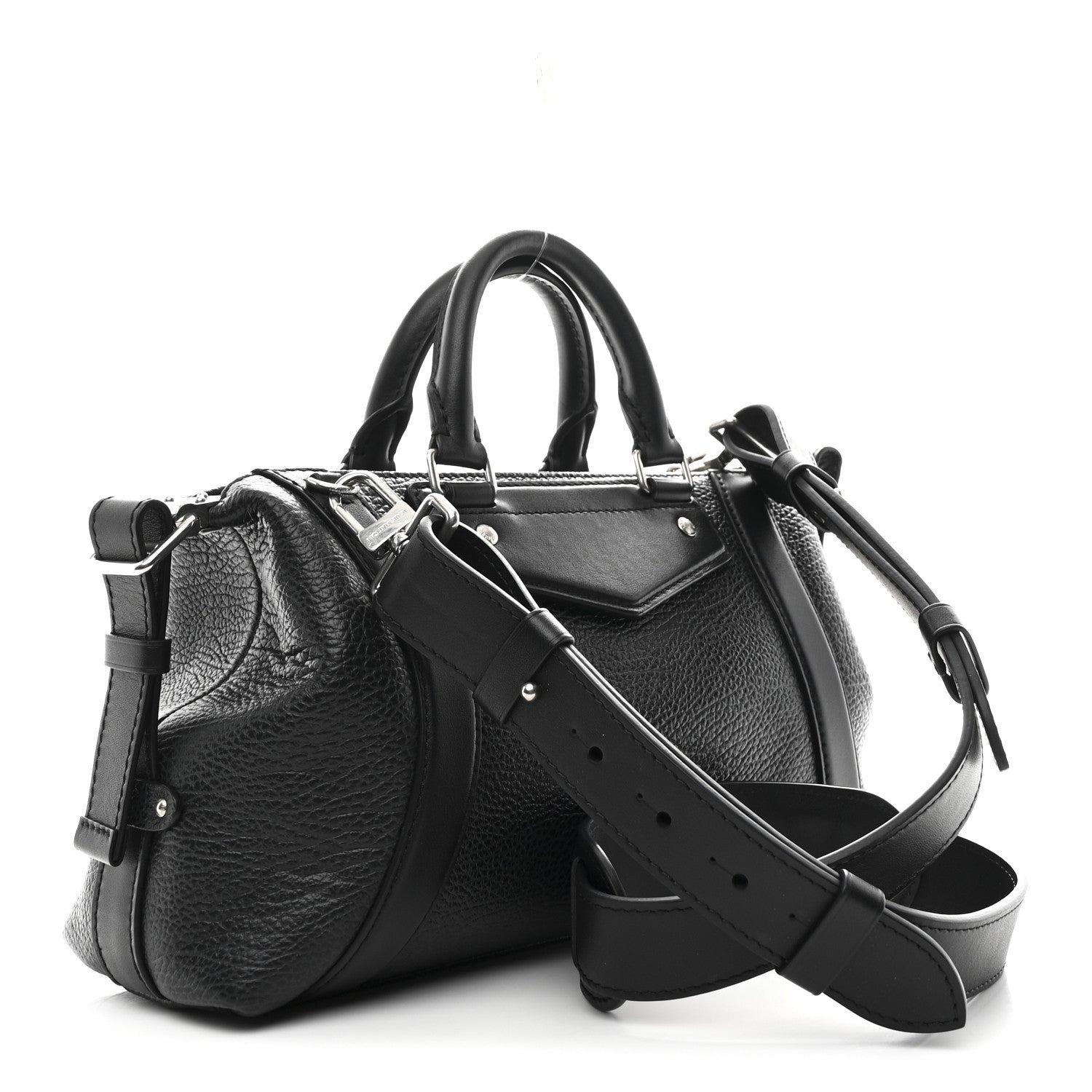 Pixel Lambskin LV Biker PM Black