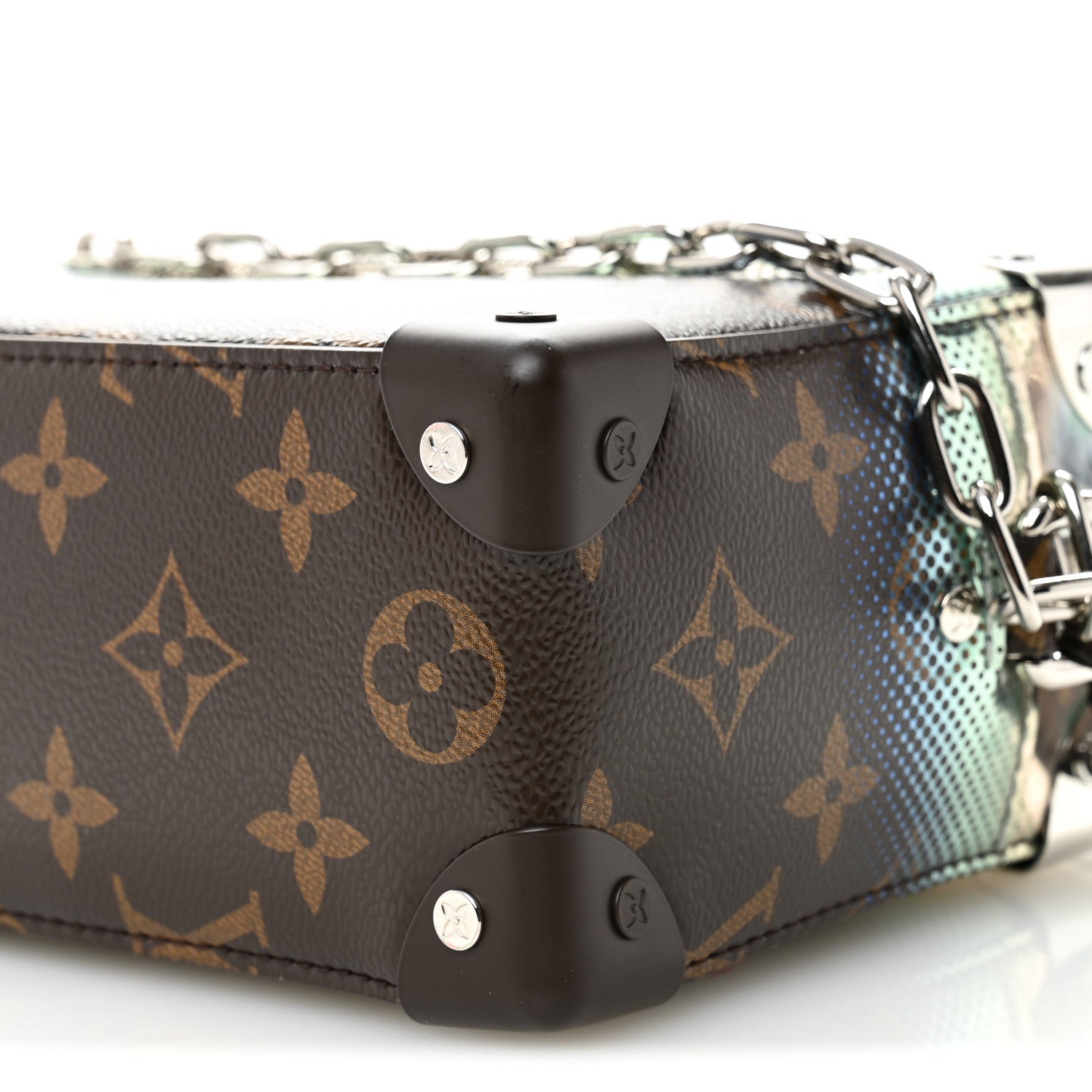 Metallic Nebula Monogram Mini Soft Trunk Multicolor