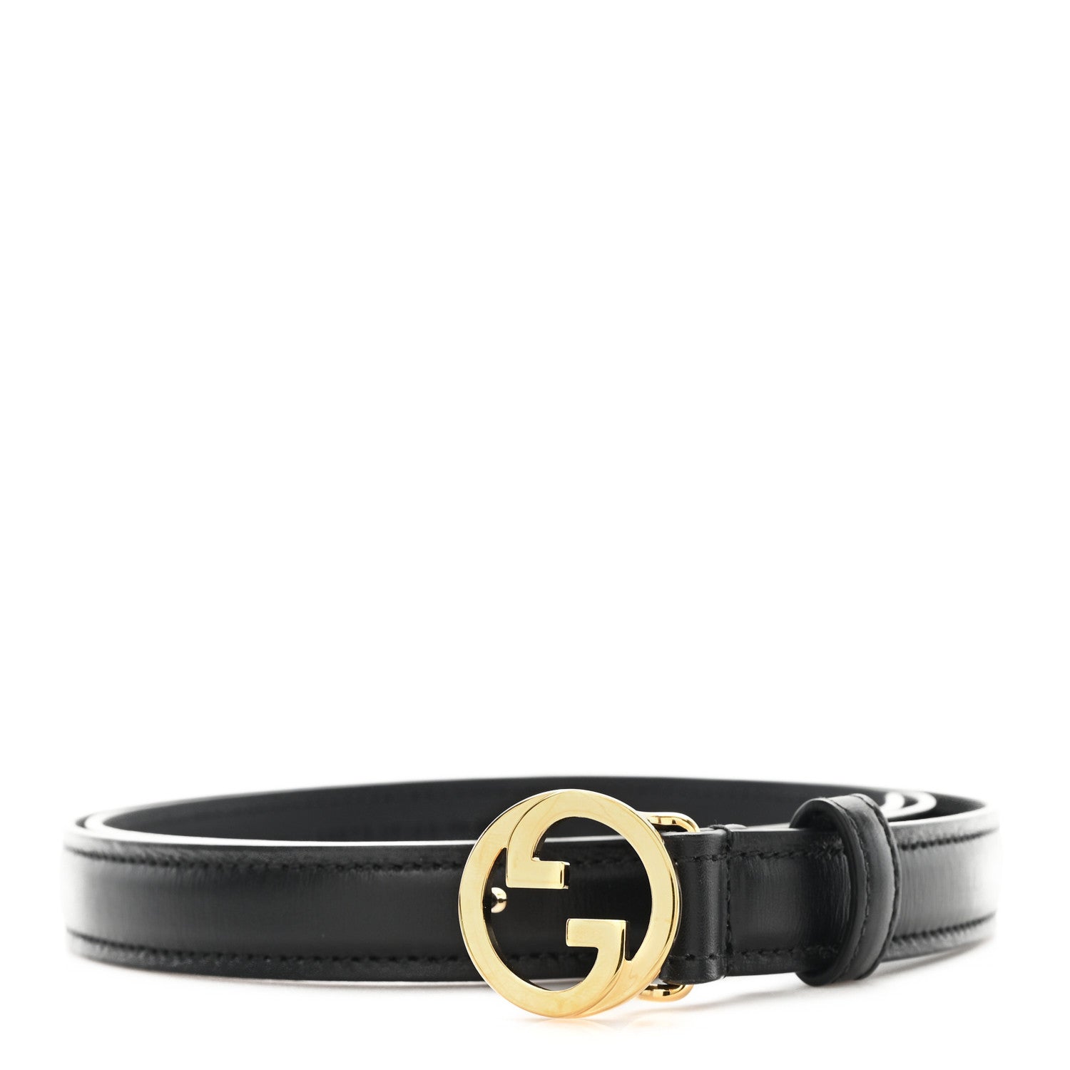 Ciny Lux Calfskin Blondie 30mm Belt 95 38 Black