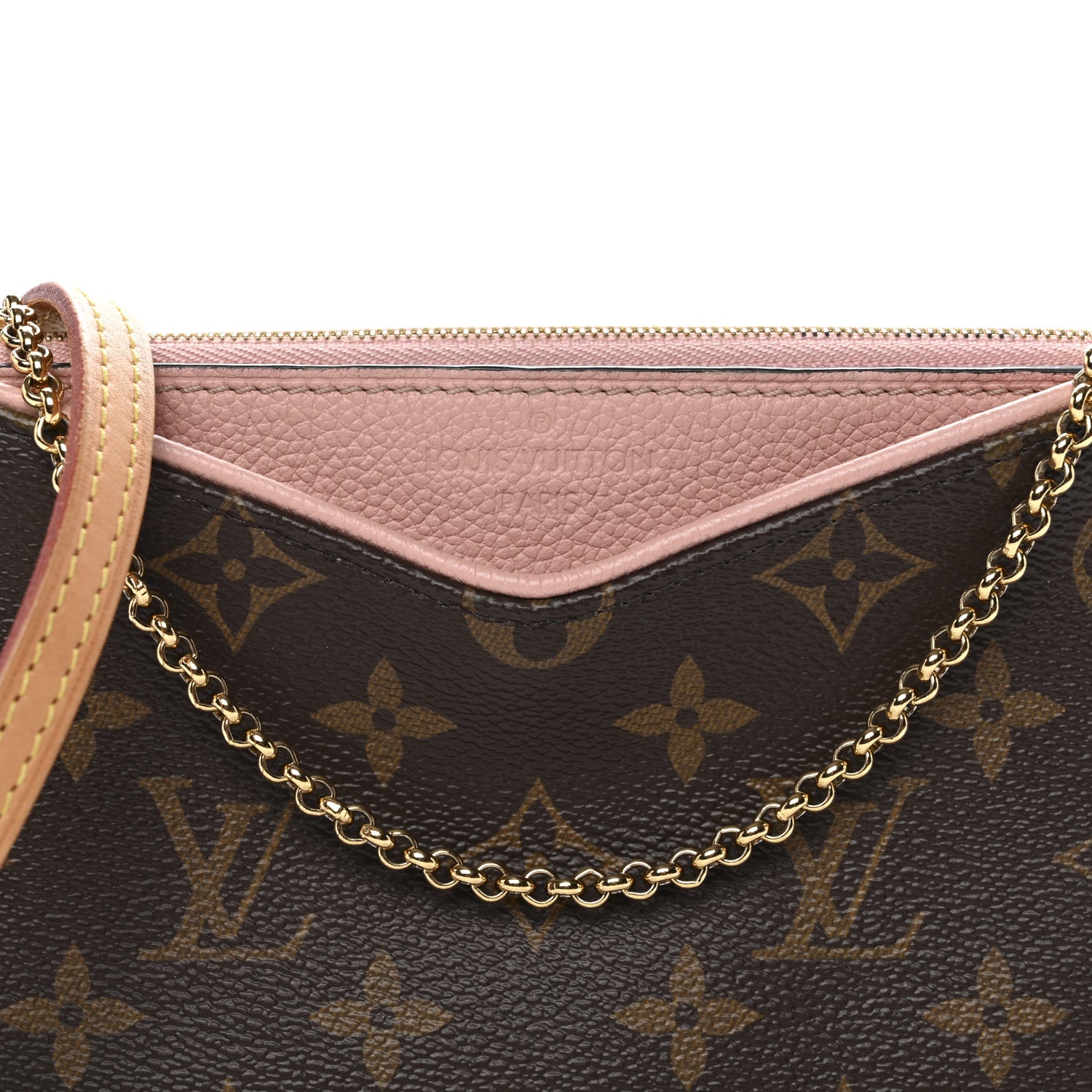 Monogram Pallas Clutch Rose Poudre