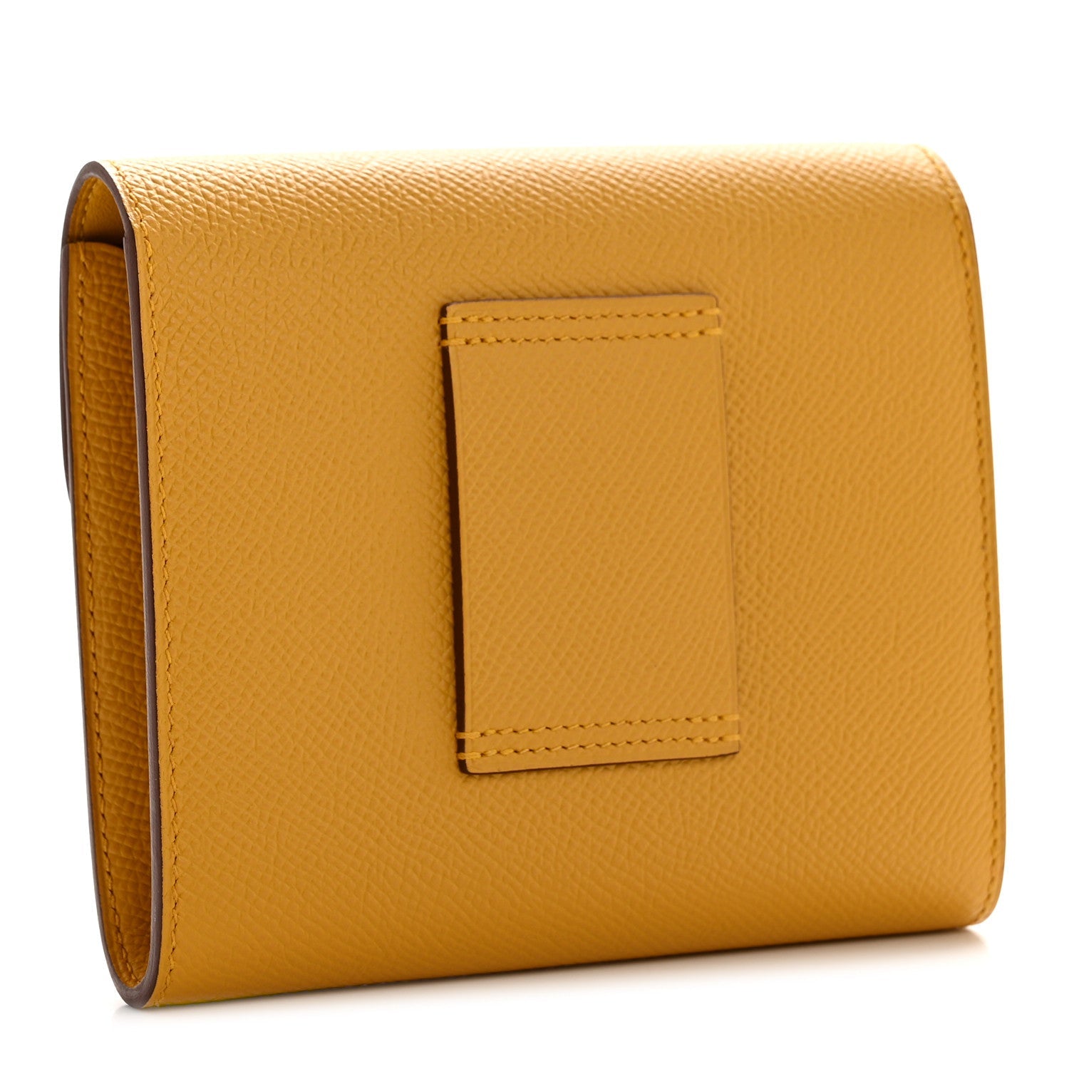 Epsom Constance Compact Passant Wallet Jaune Ambre