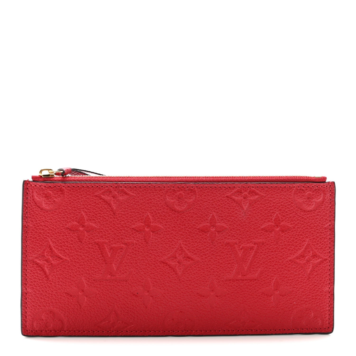 Empreinte Felicie Chain Wallet Zippered Insert Cherry