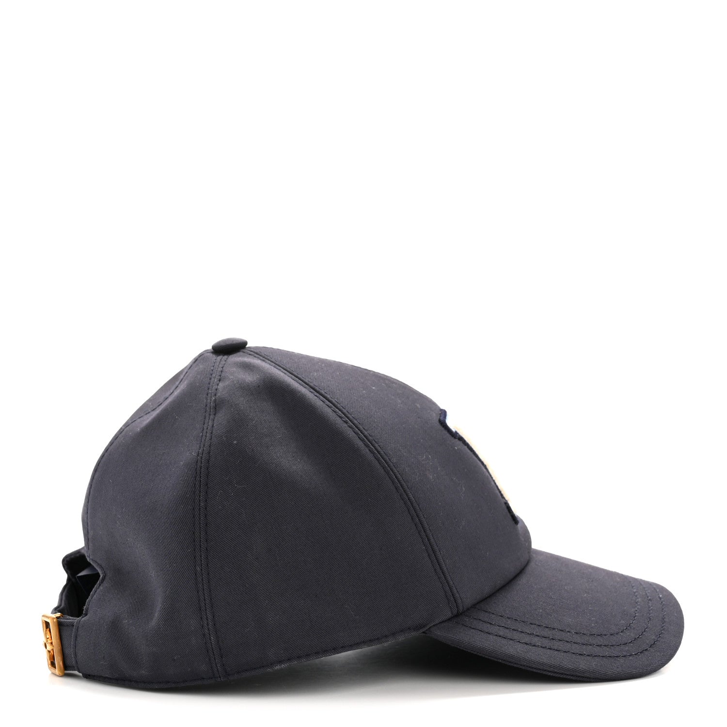Cotton LV Signature Cap M Bleu Marine