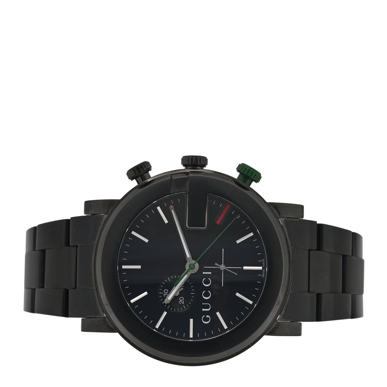 PVD Stainless Steel 44mm 101M G-Chrono Quartz Watch Black