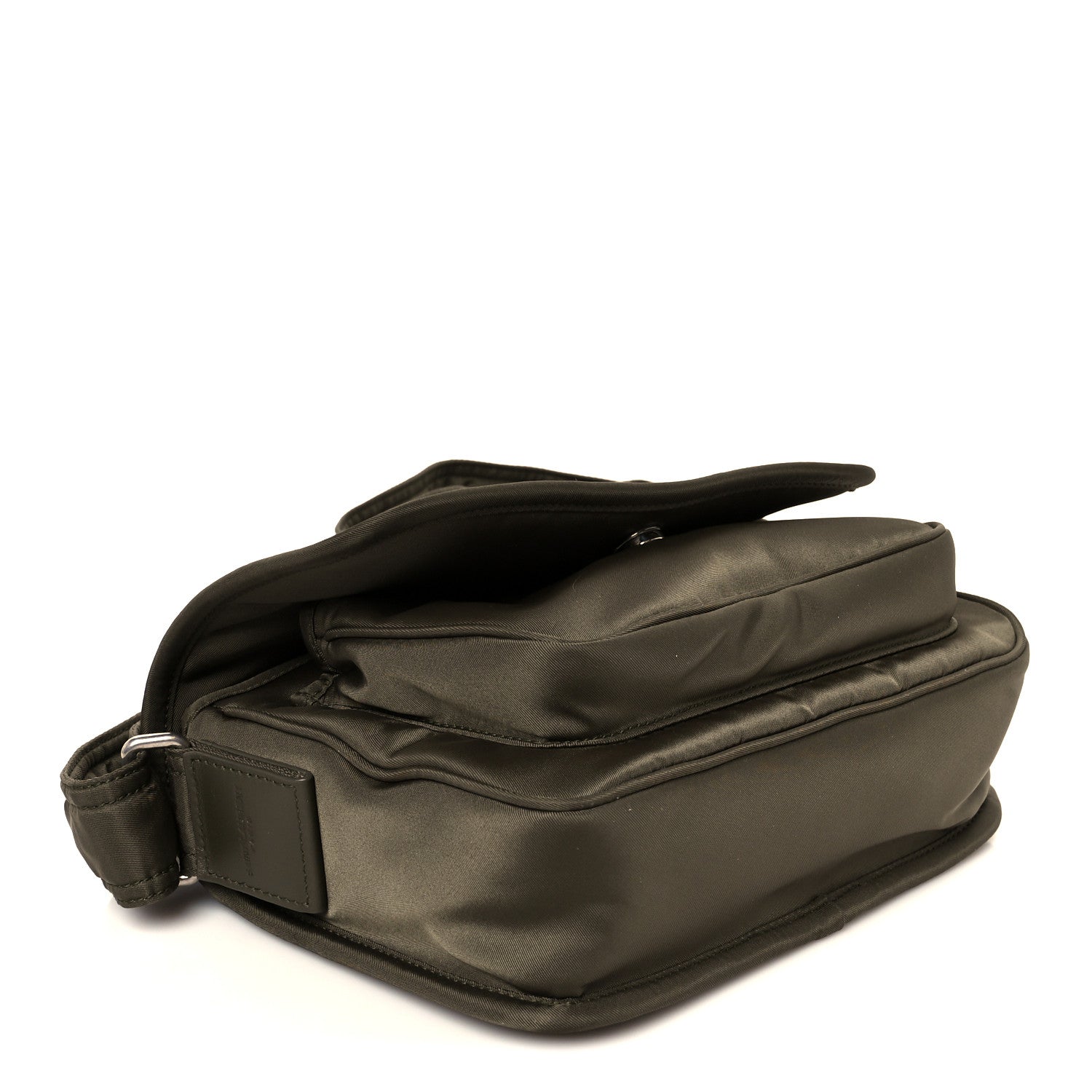 Econyl Nylon Small Niki Messenger Deep Milita