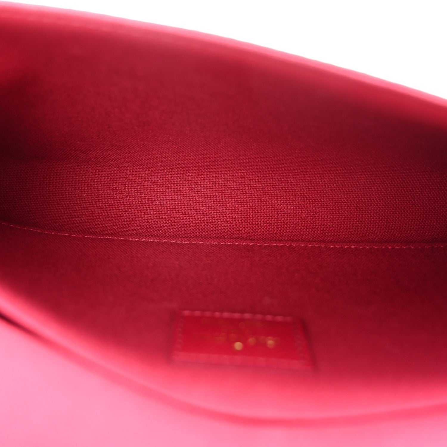 Monogram Pochette Felicie Chain Wallet Fuchsia