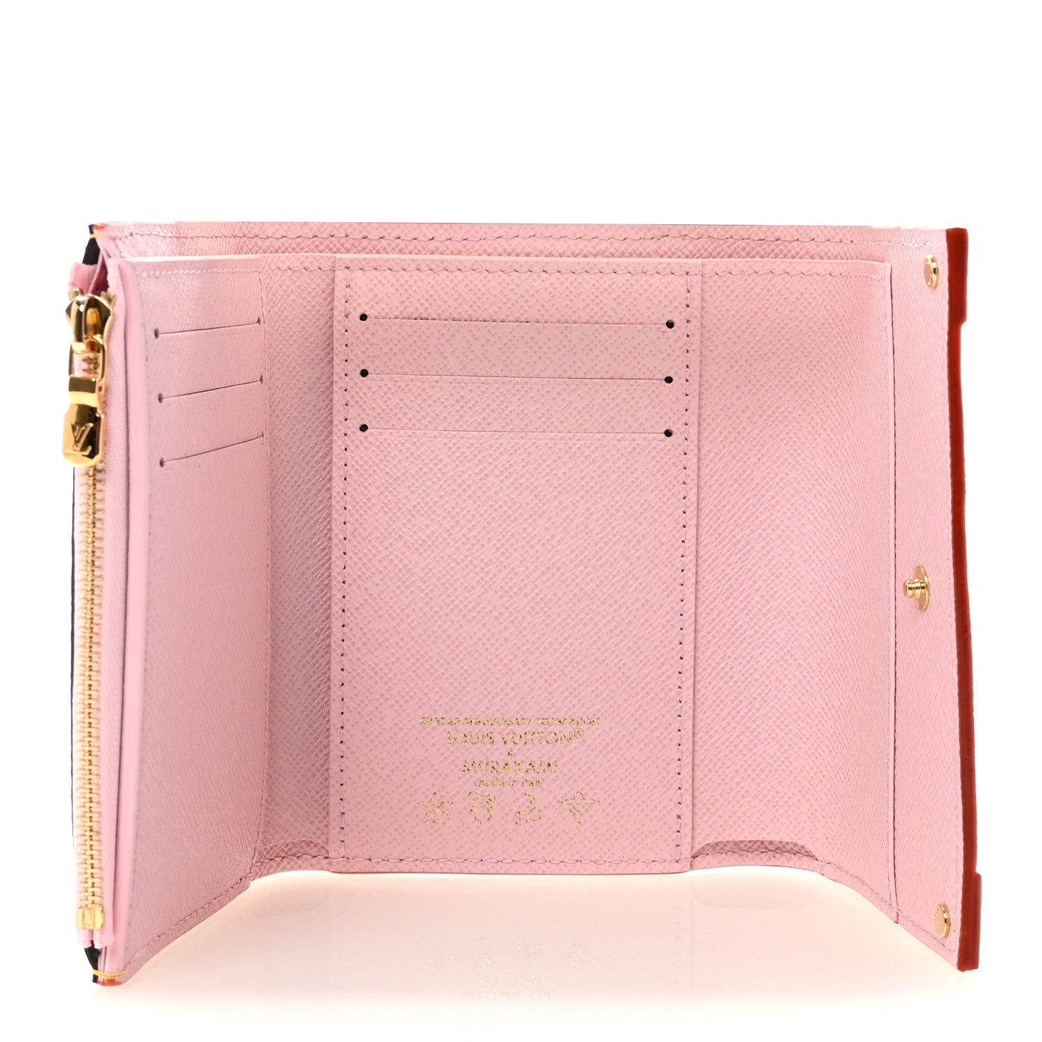 LV X TM Monogram Cherry Blossom Victorine Wallet Sakura Brown