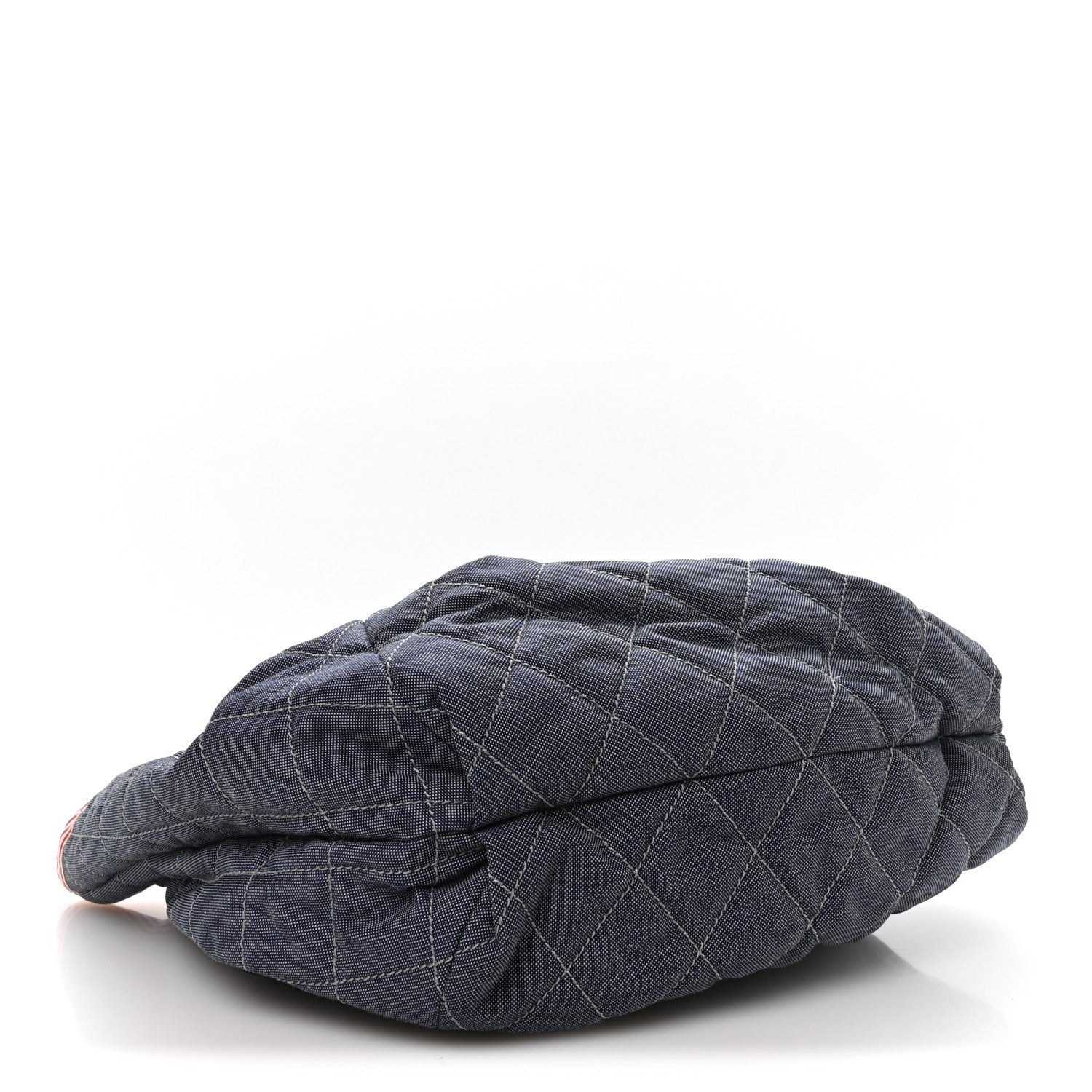 Denim Quilted Large Stretch Spirit Cabas Blue
