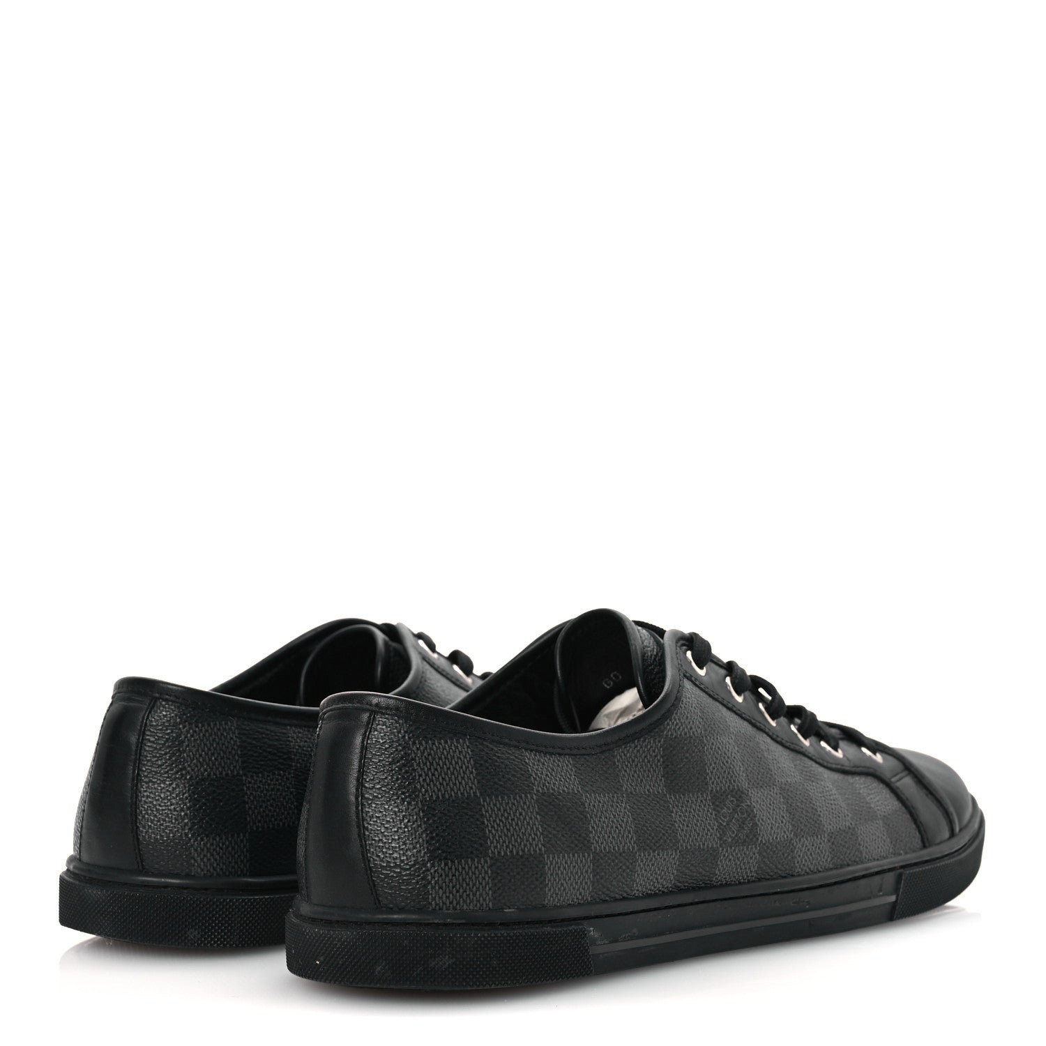Calfskin Damier Graphite Sneakers 7.5