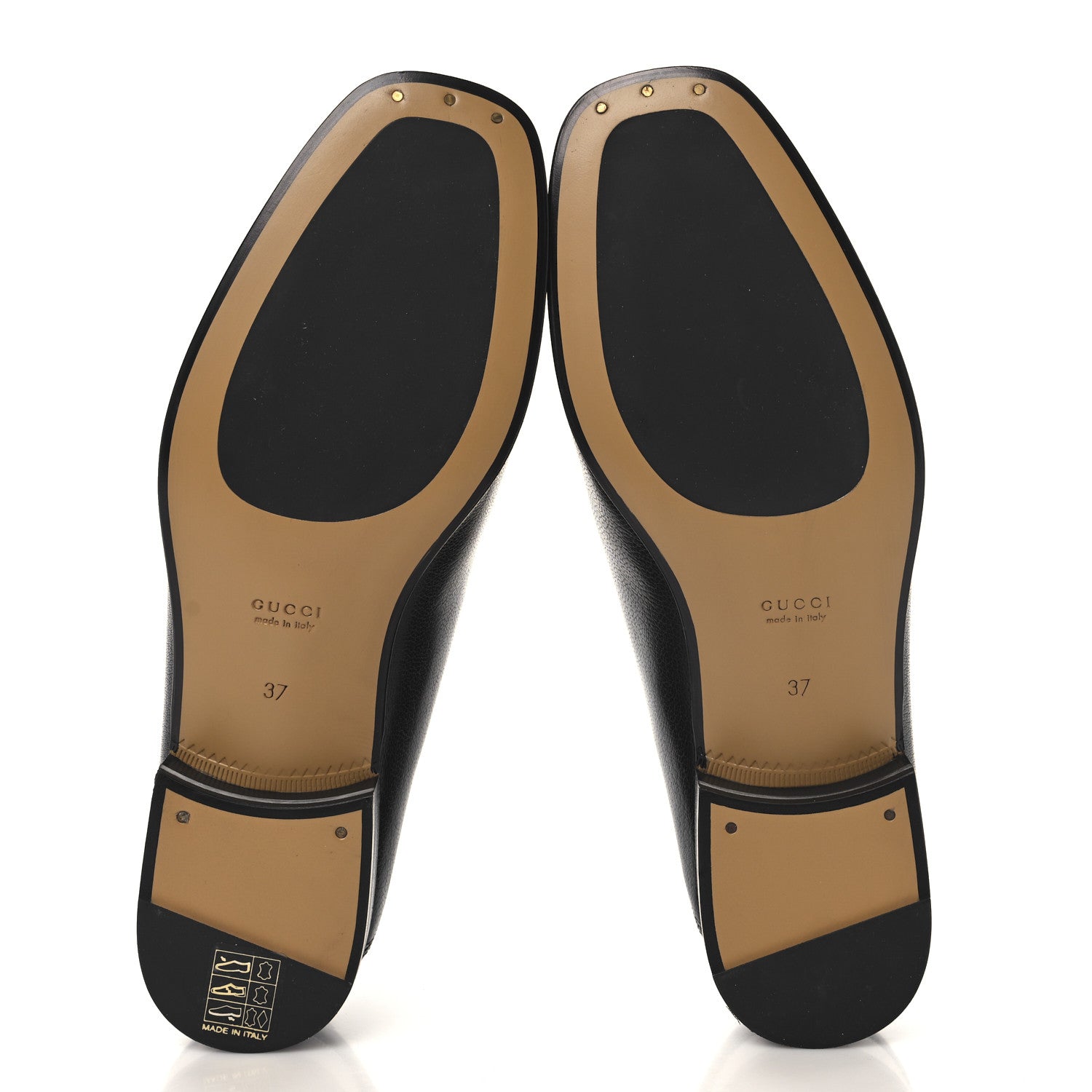 Goatskin Womens Horsebit Mid-Heel Loafers 37 Black