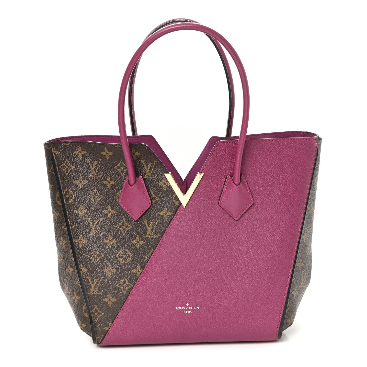 Calfskin Monogram Kimono Tote Grape