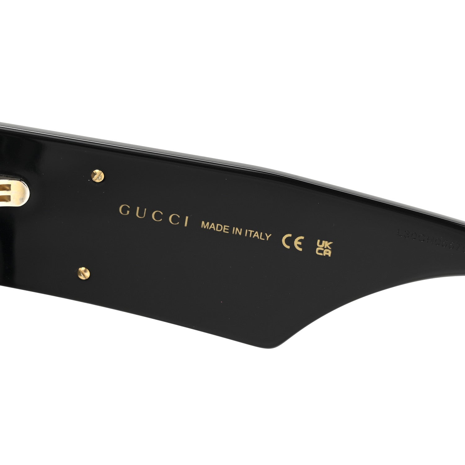 Acetate Square Frame Sunglasses GG0956S Black