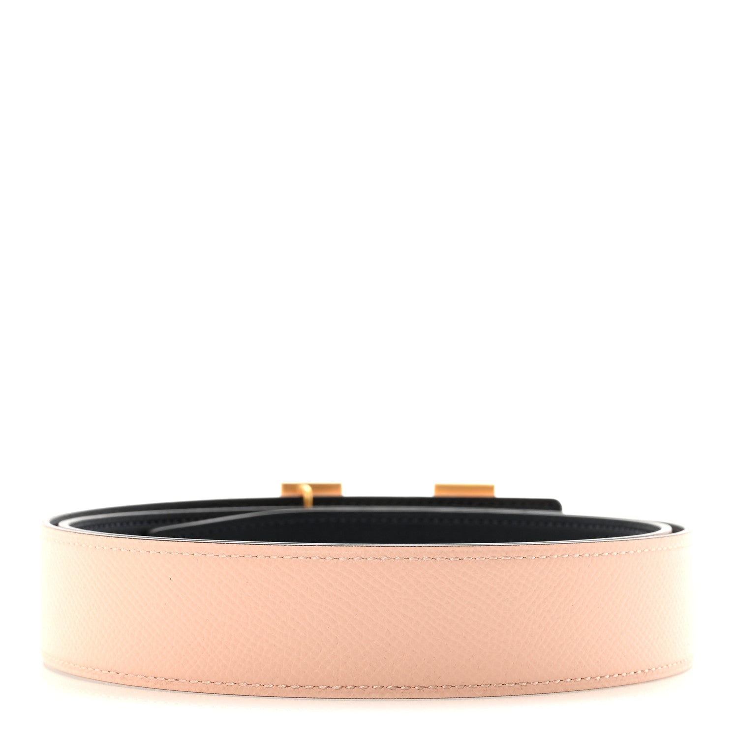 Swift Epsom Reversible 32mm Martelee H Belt 90 36 Bleu Indigo Rose Eglantine