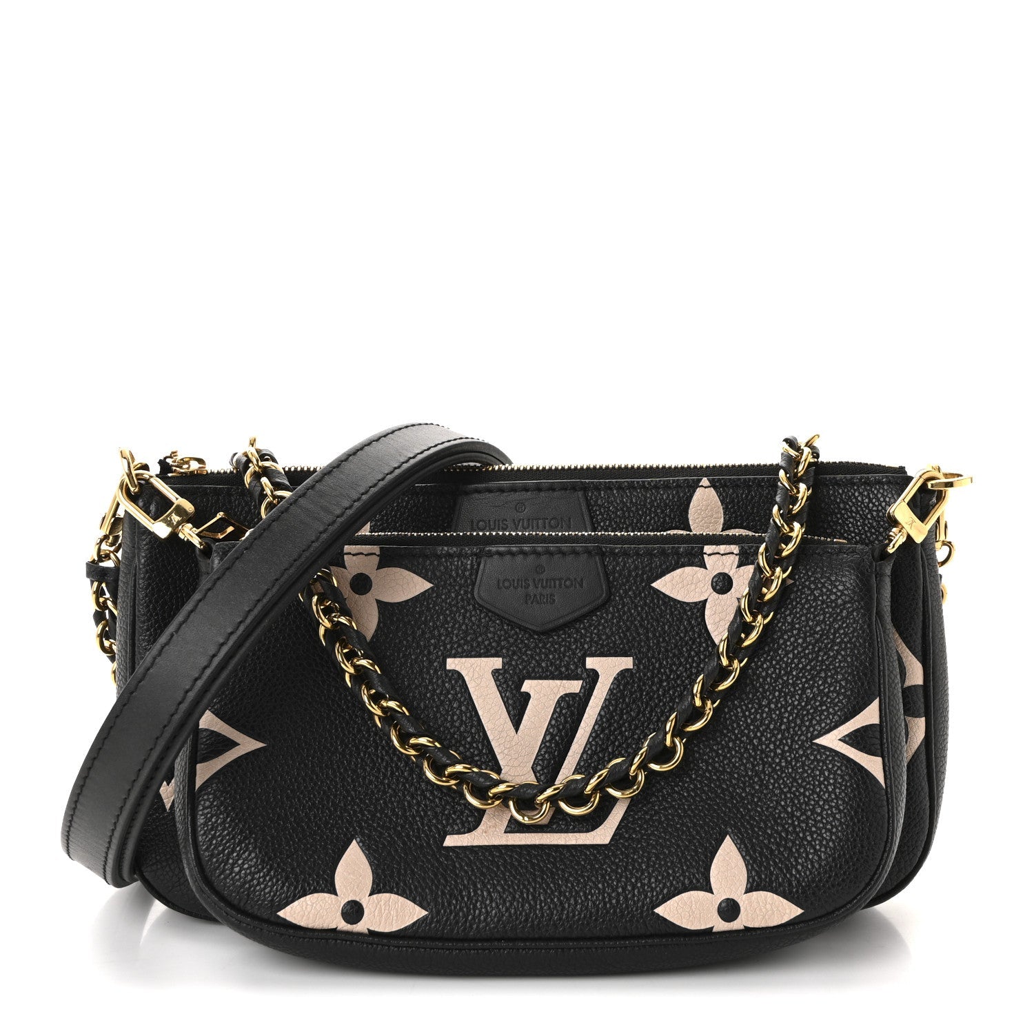 Empreinte Monogram Giant Multi Pochette Accessories Black Beige