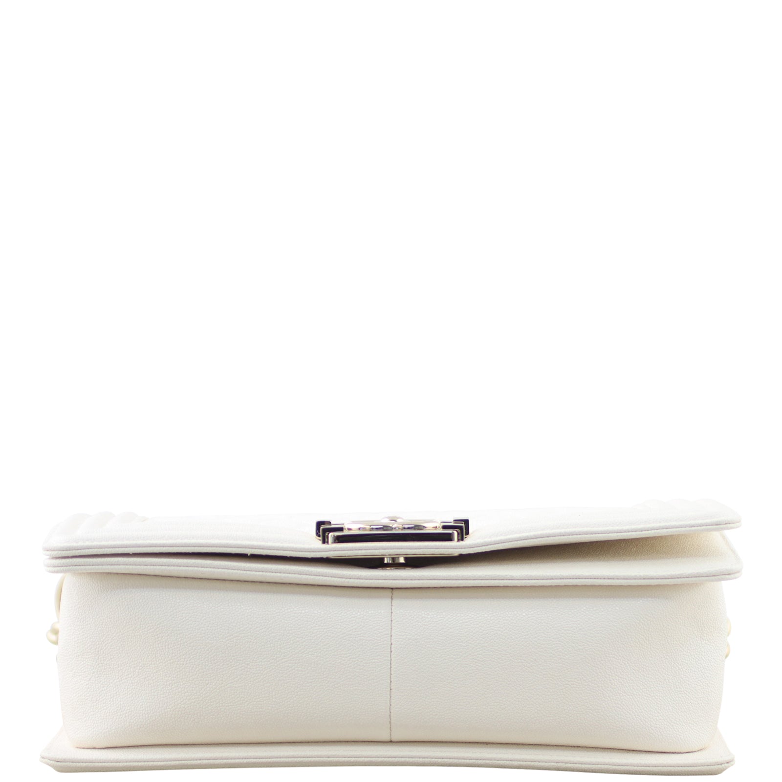 Chanel Boy Old Medium | White