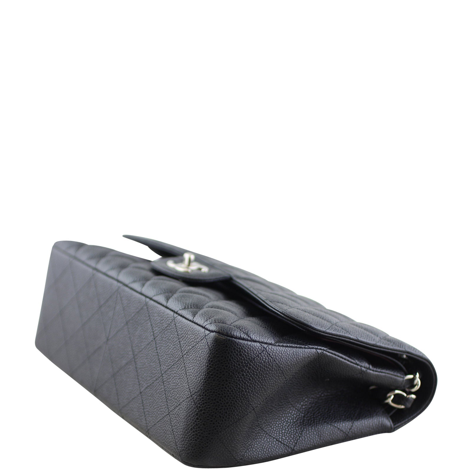 Chanel Classic Double Flap Jumbo  | Black Caviar 16 Series
