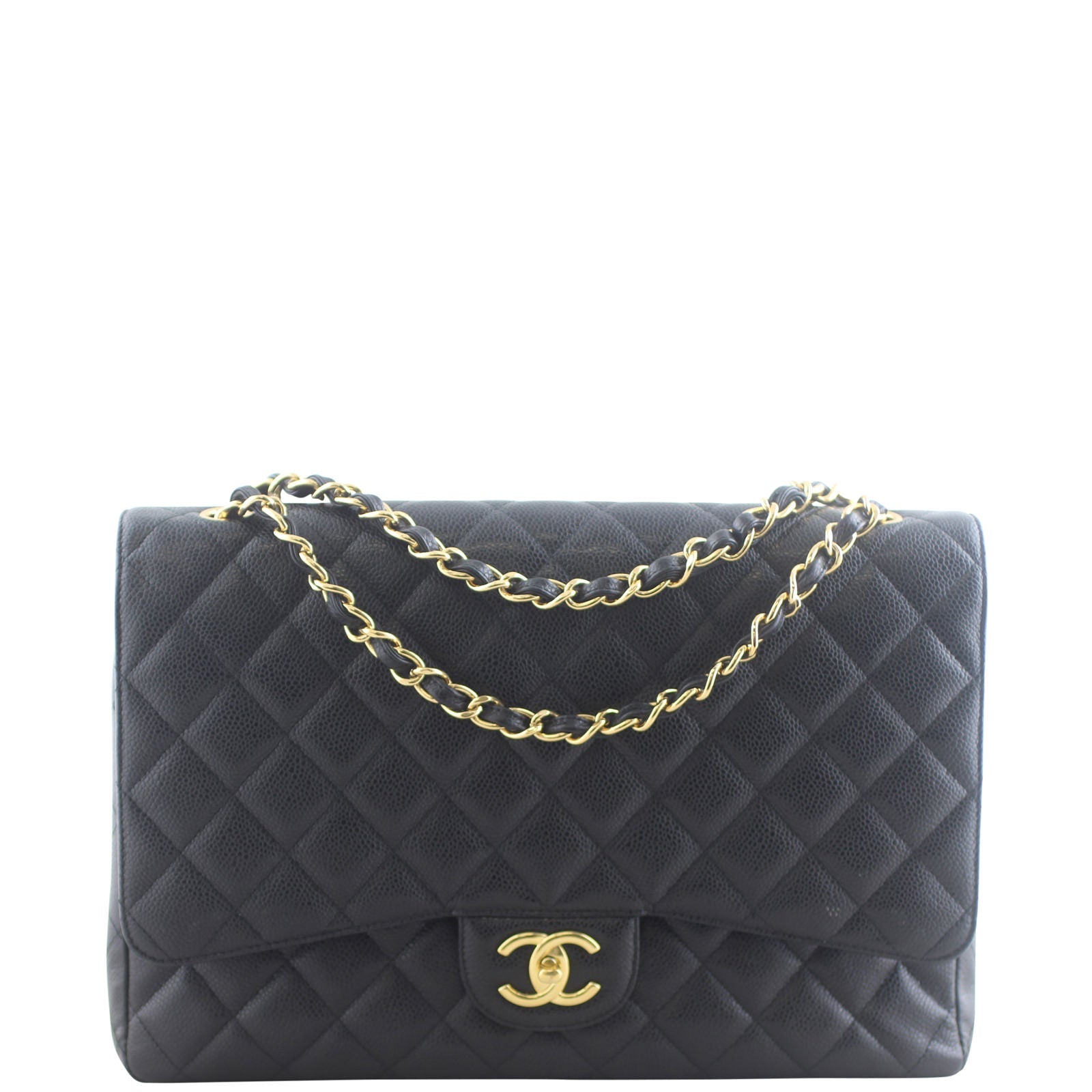 Chanel Classic Double Flap Maxi | Black 16 Series