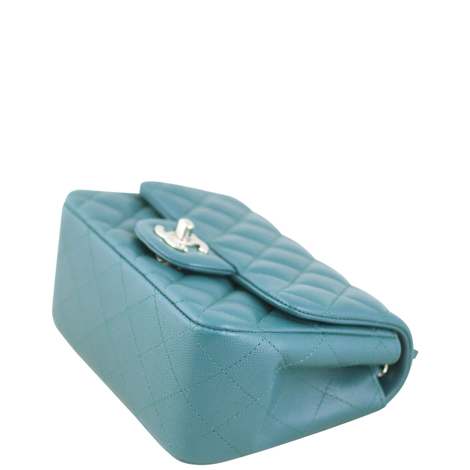 Chanel Classic Flap Mini Square | Dark Teal