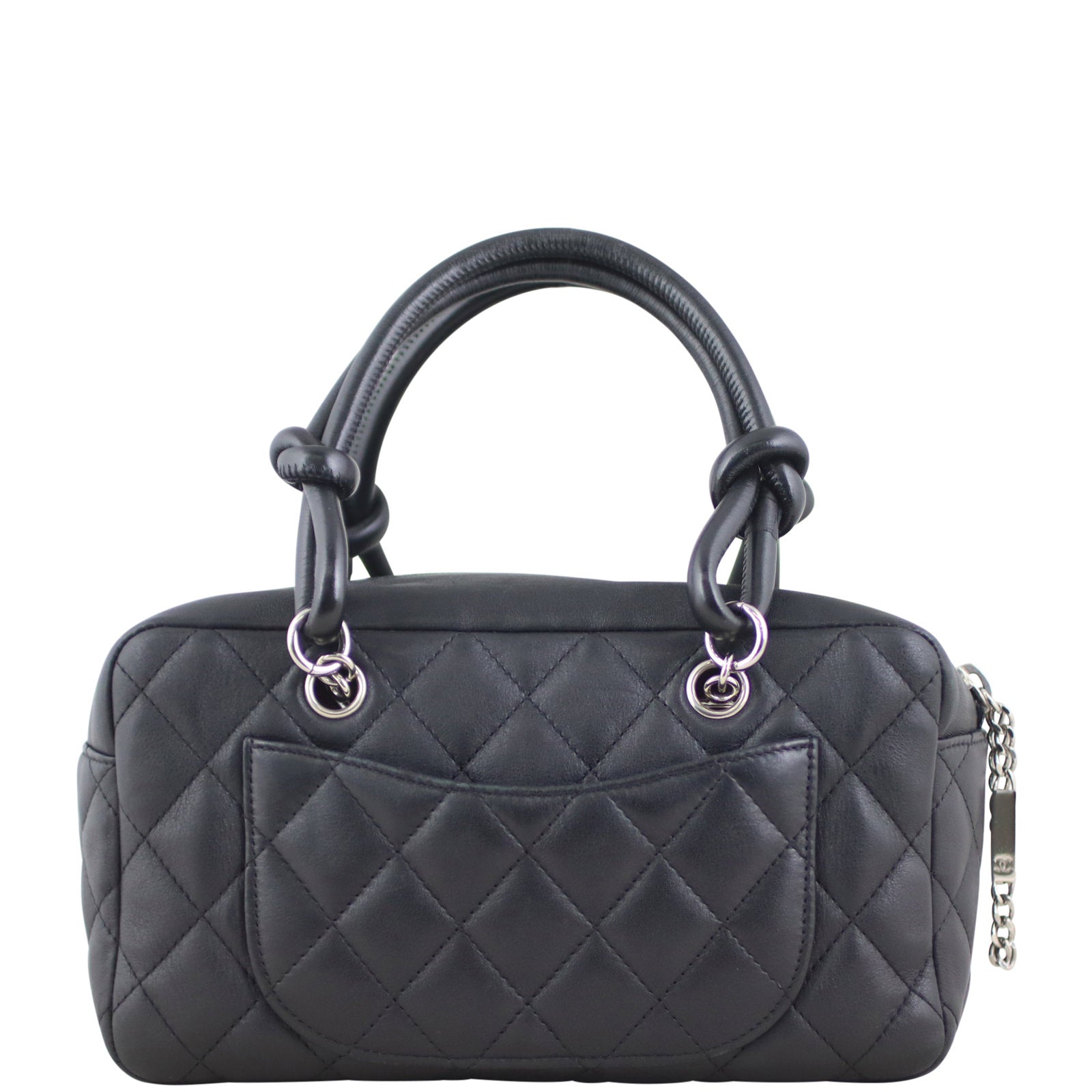 Chanel Quilted Cambon Mini Bowler