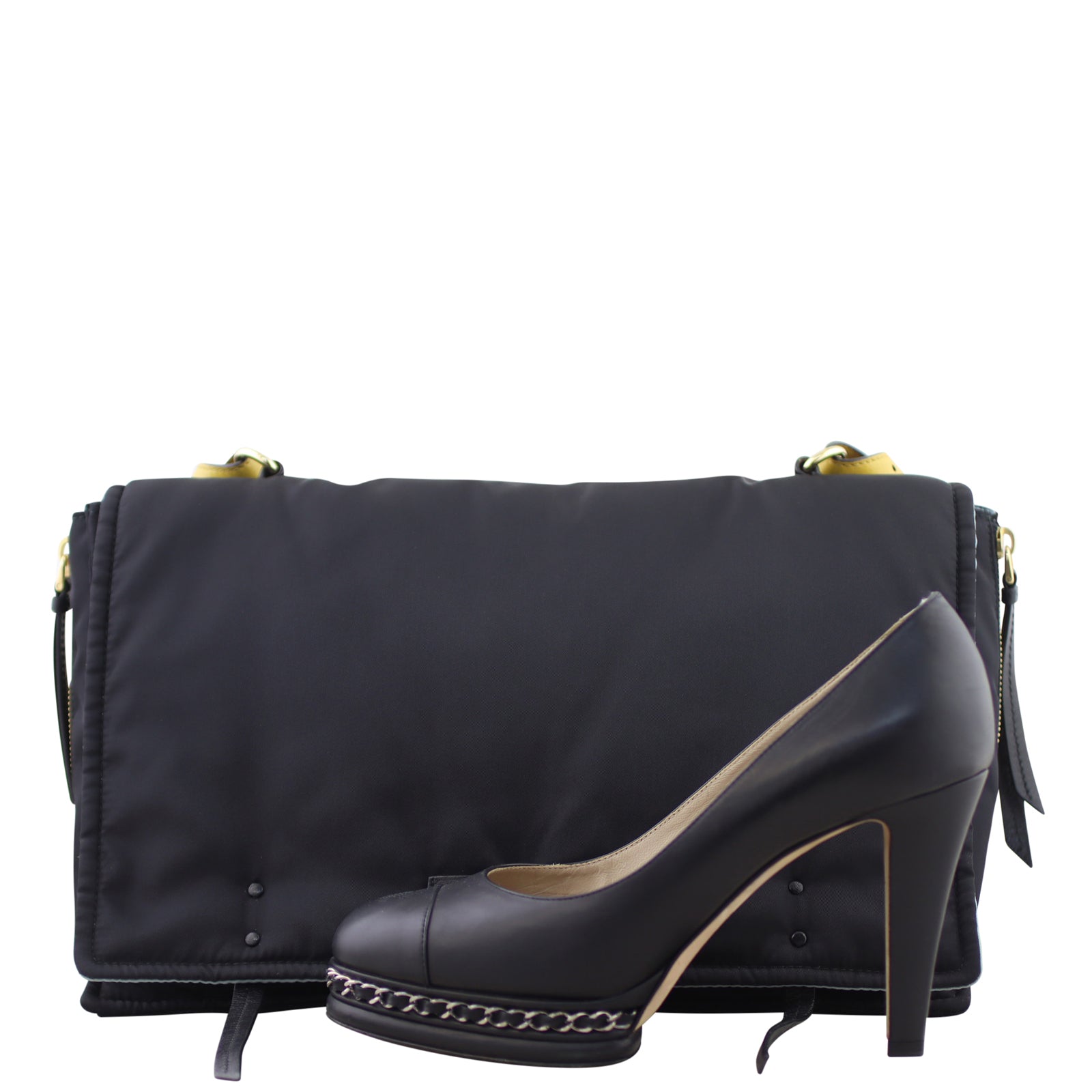 Prada Etiquette Tessuto Messenger Bag