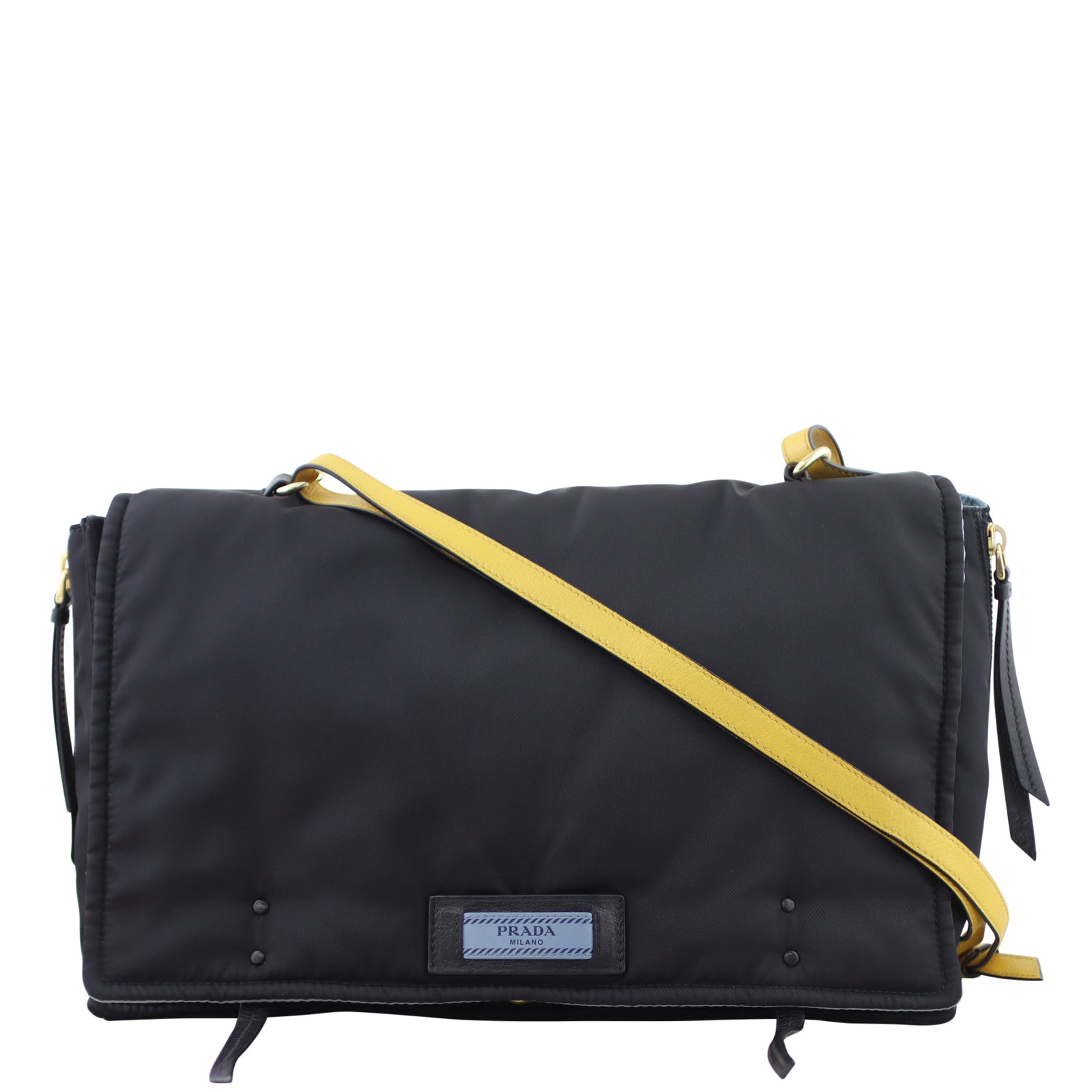 Prada Etiquette Tessuto Messenger Bag