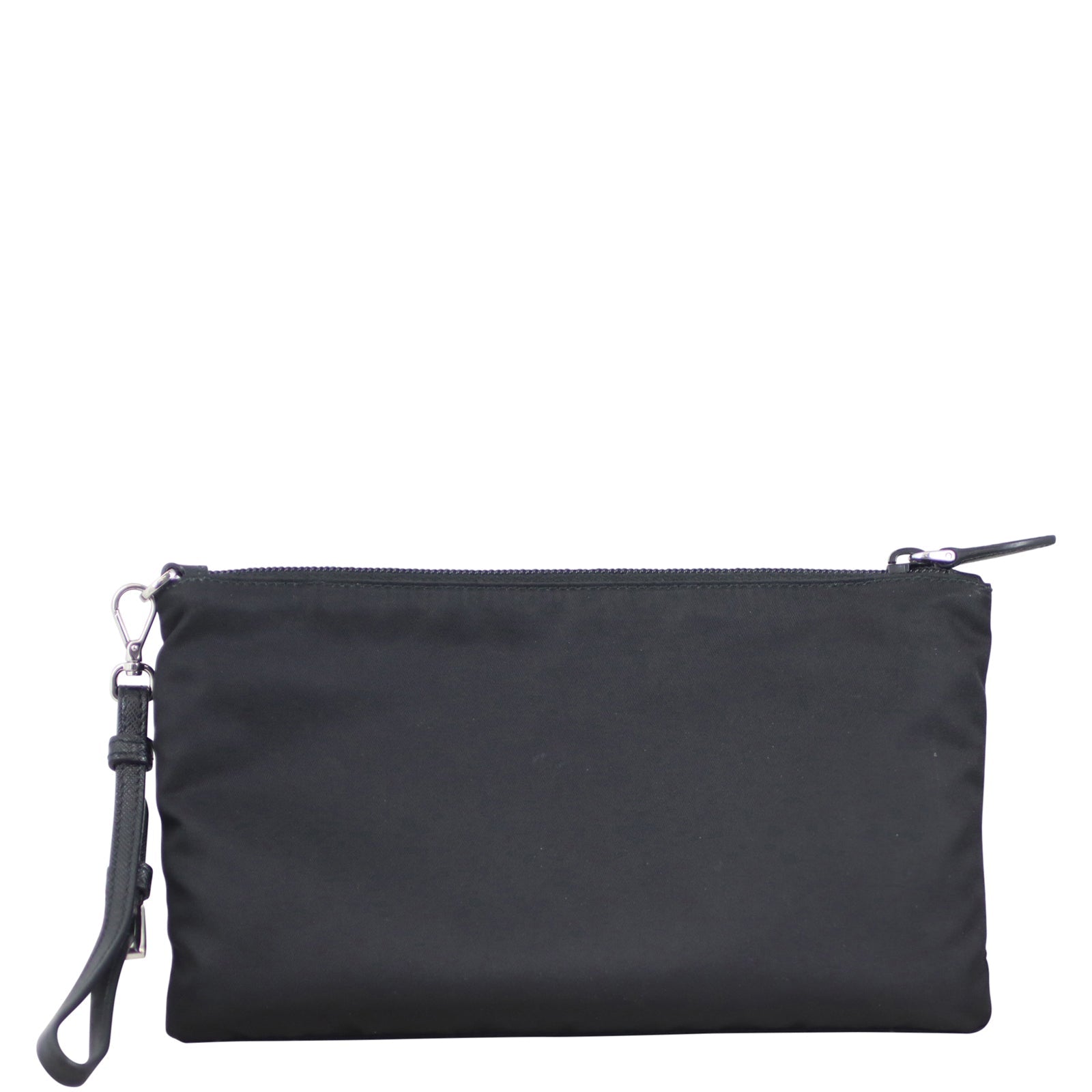 Prada Nylon Nero Letter Wristlet