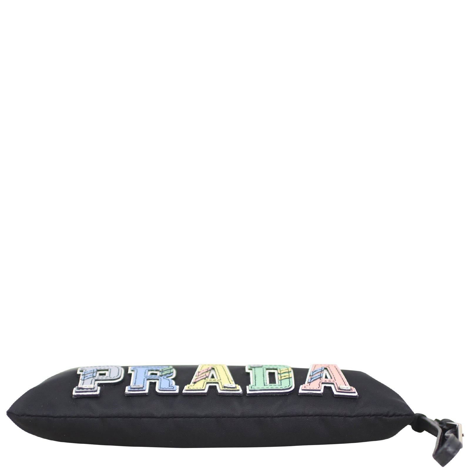 Prada Nylon Nero Letter Wristlet