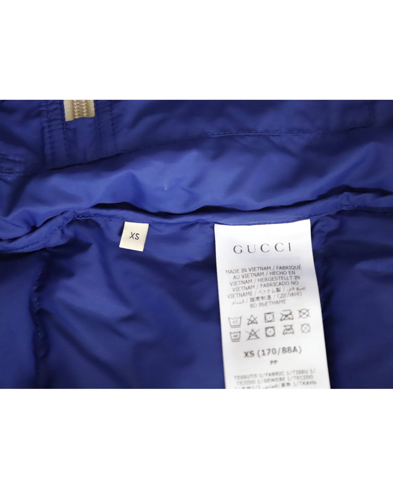 Women's Gucci x The North Face Floral Padded Vest in Multicolor Polyamide