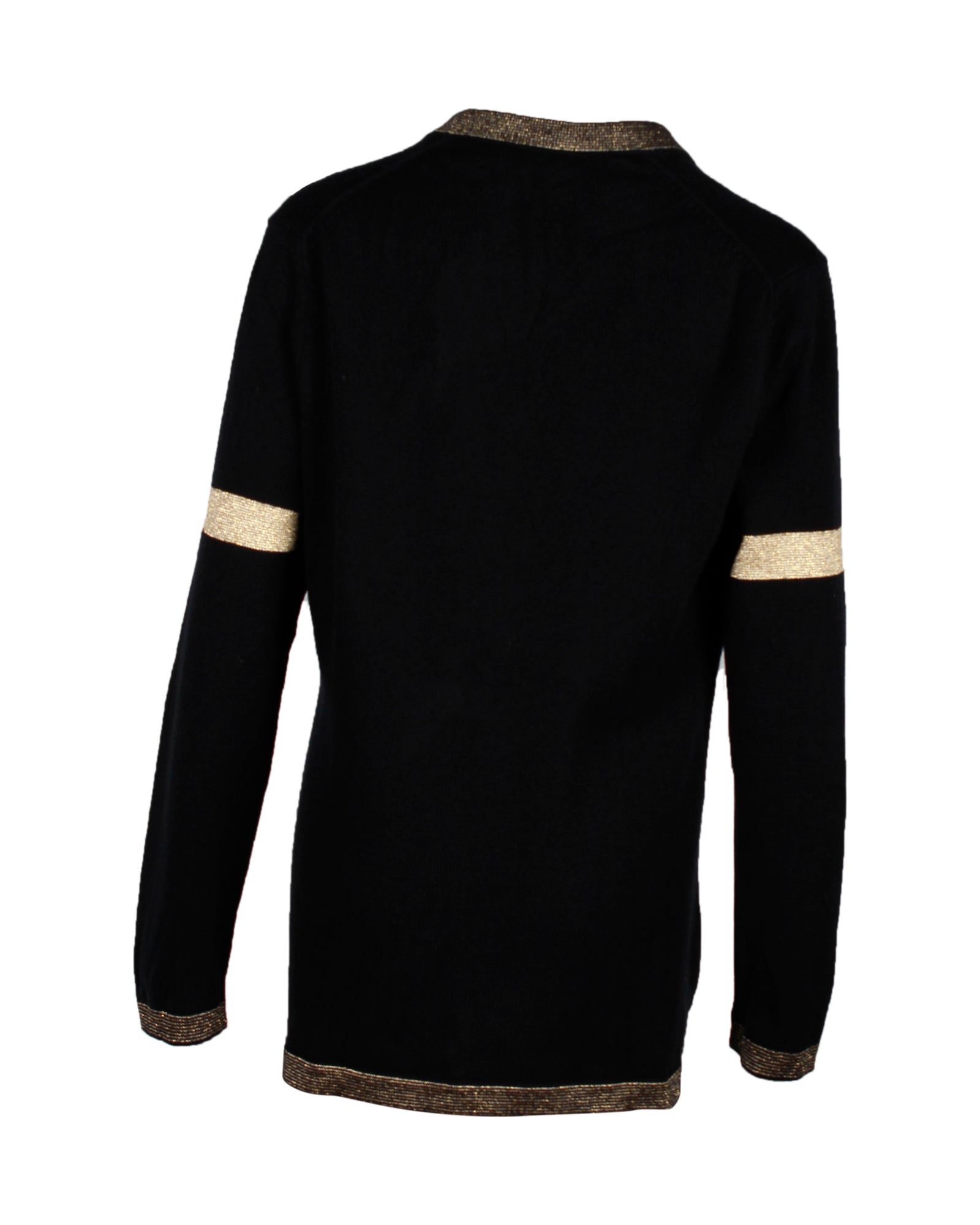 Women's Chanel 2019 Paris-New York Sweater in Black Cashmere