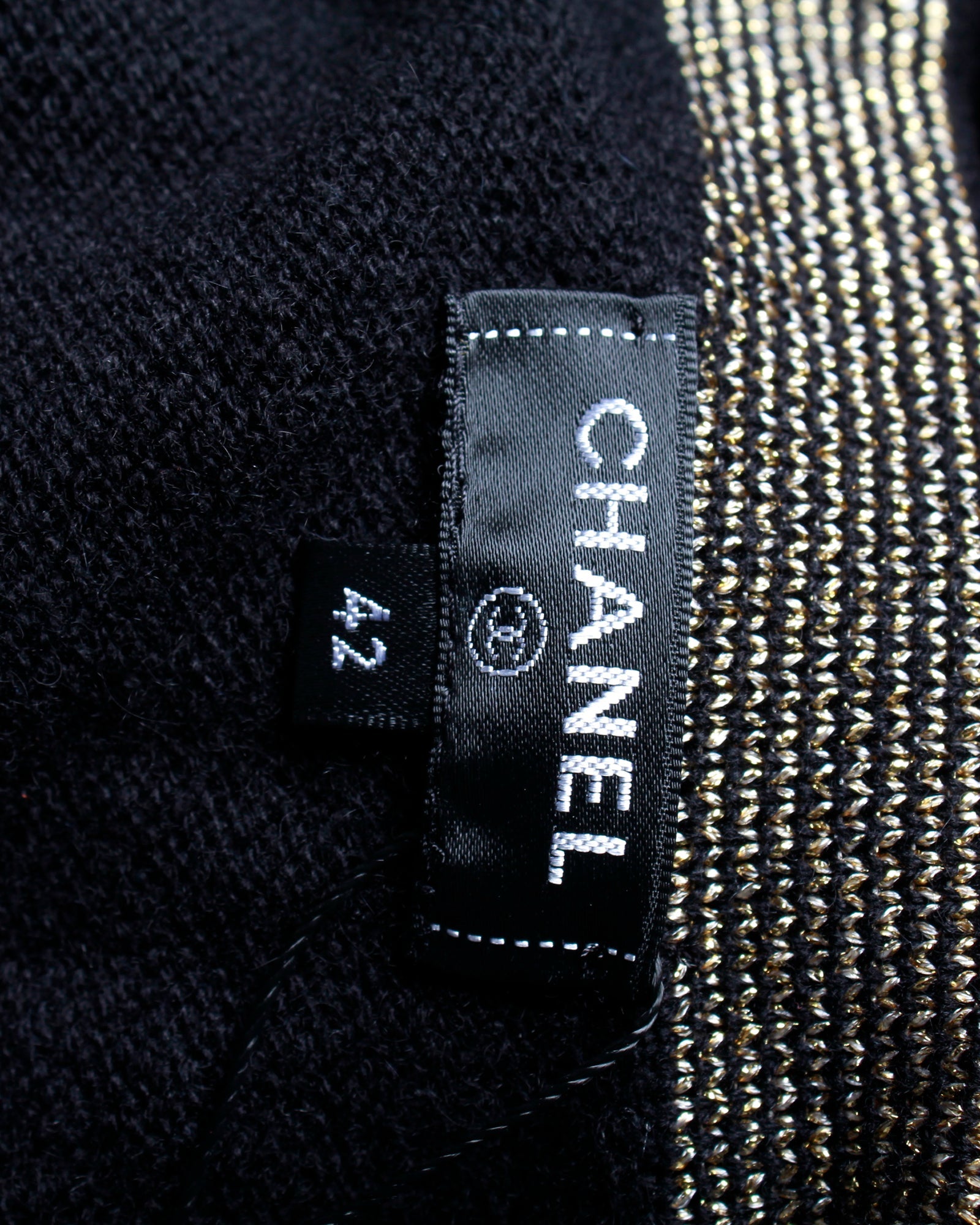 Women's Chanel 2019 Paris-New York Sweater in Black Cashmere