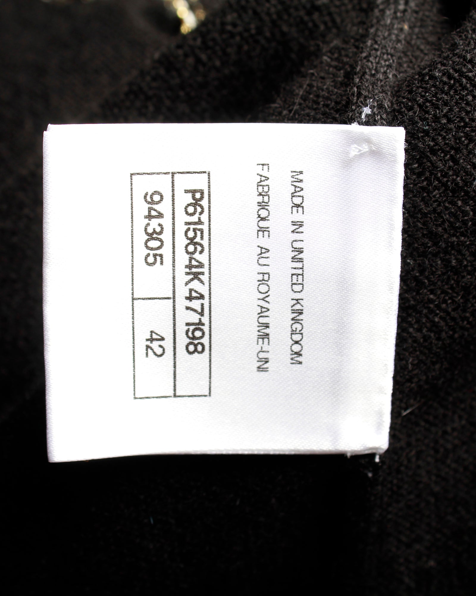 Women's Chanel Hieroglyphic Sweater in Black Cashmere