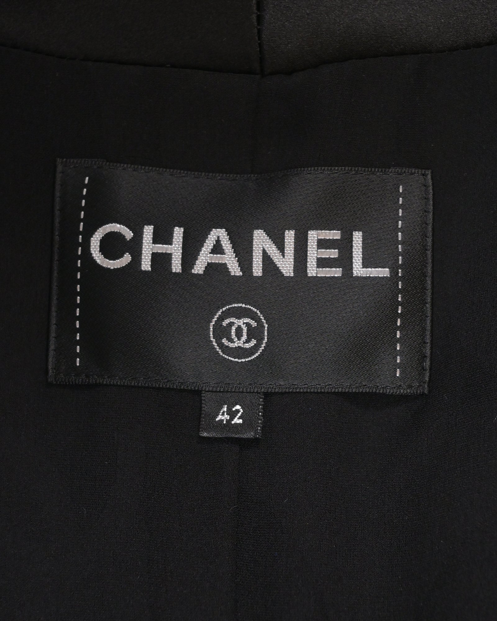 Men's Chanel Single-Breasted Blazer in Deep Blue Wool