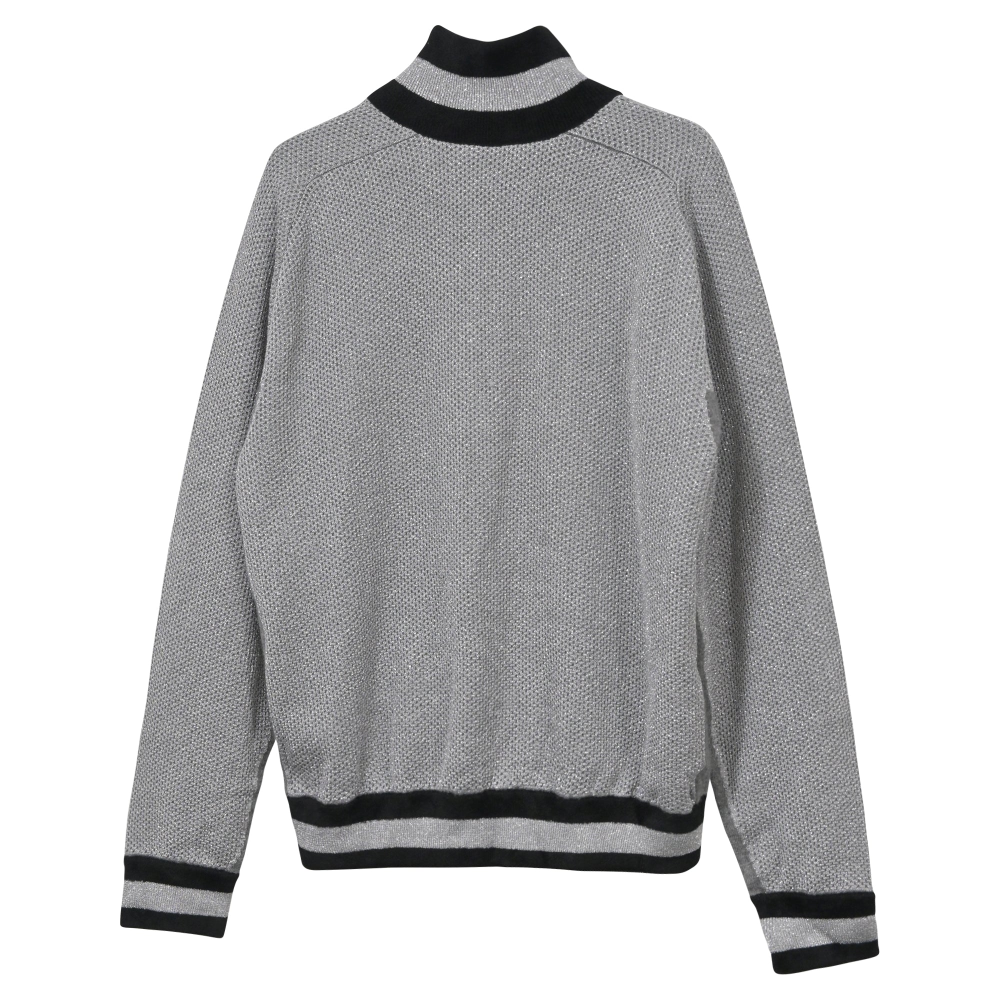 Men's Chanel Zip-Up Jacket in Silver Viscose