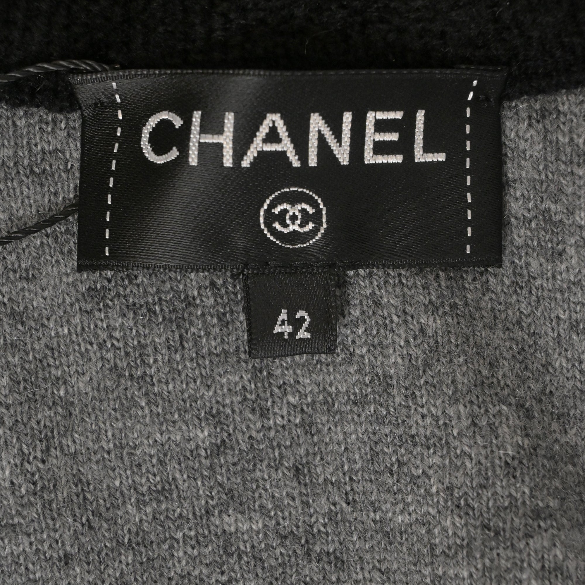 Men's Chanel Zip-Up Jacket in Silver Viscose