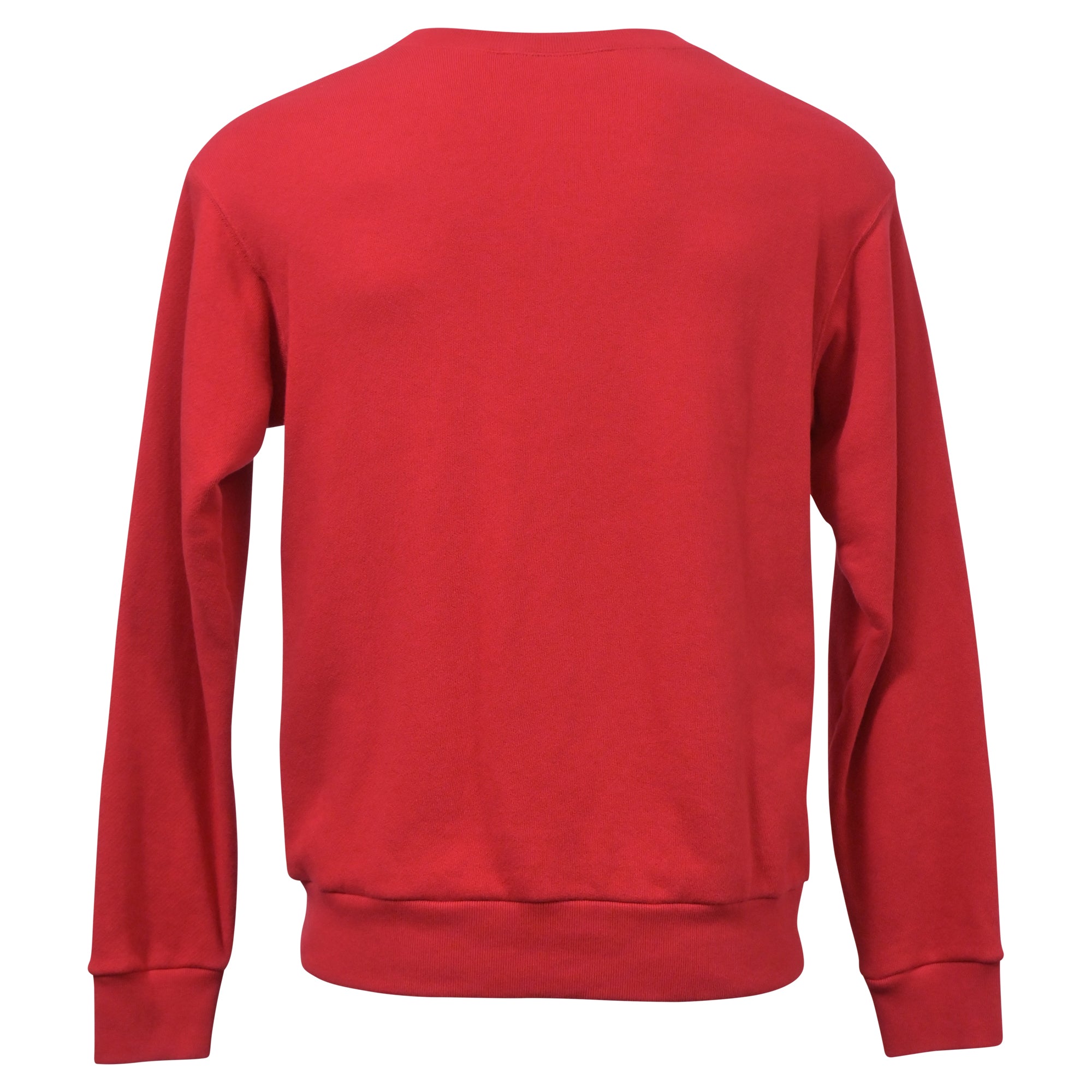 Men's Gucci Crystal-Embellished Lamb Sweater in Red Cotton