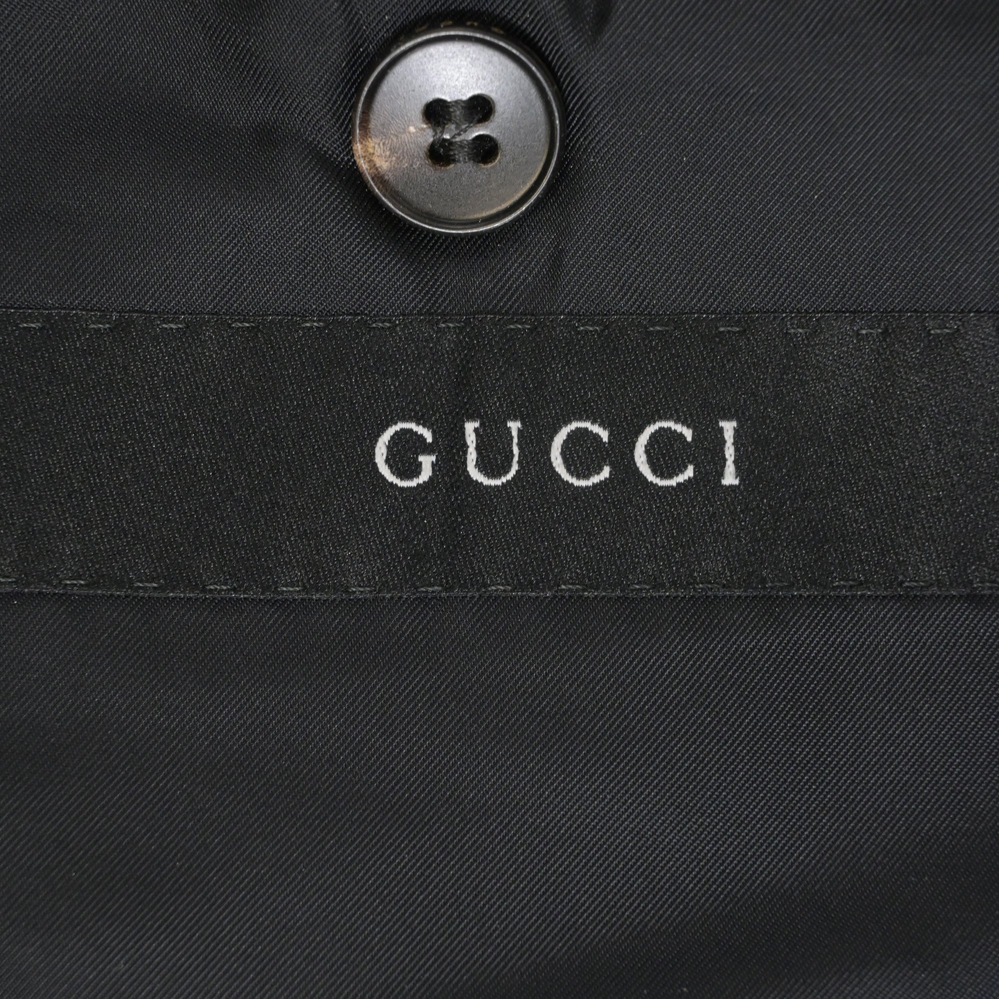 Men's Gucci Single-Breasted Blazer in Black Wool