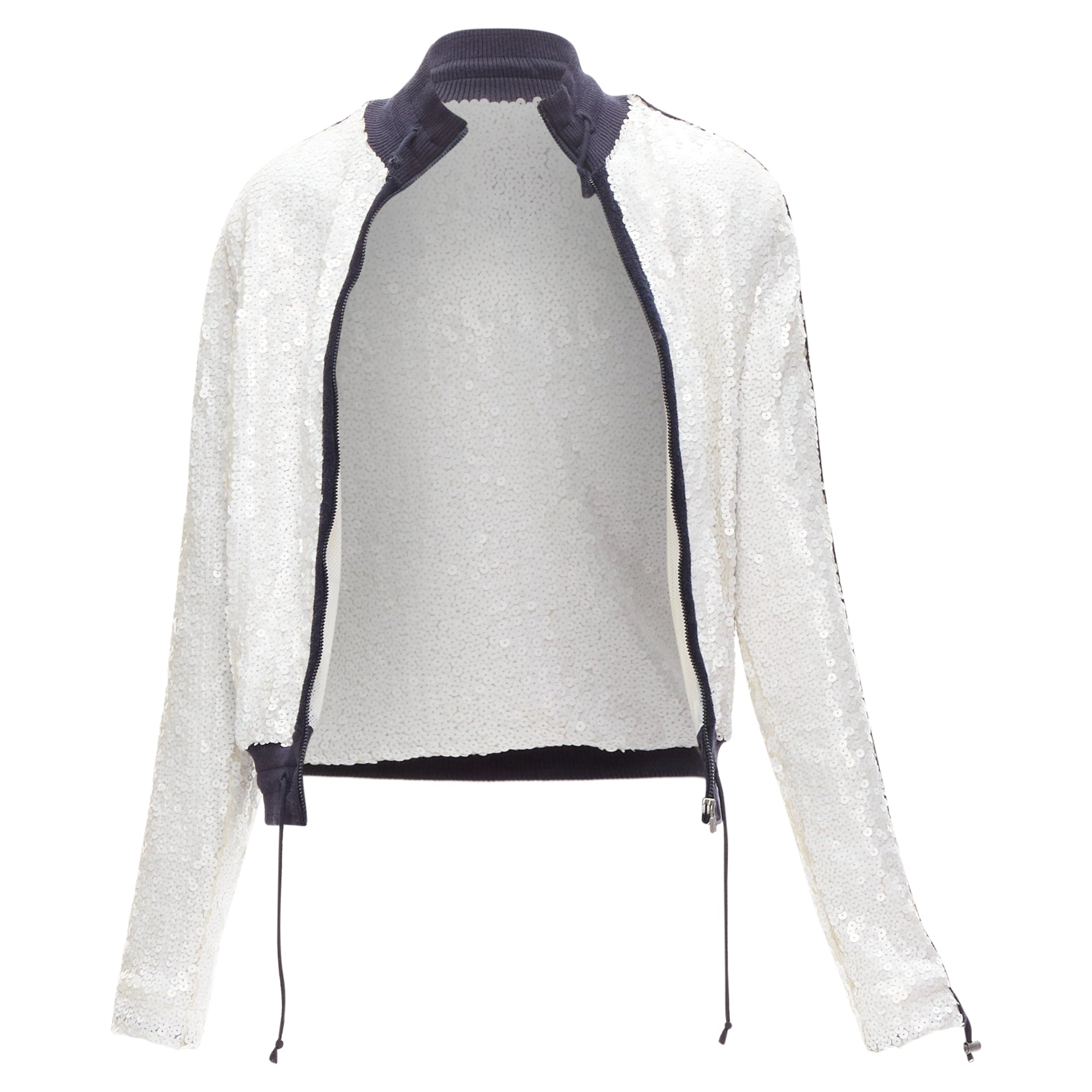 Women's Chanel sequins trim track jacket