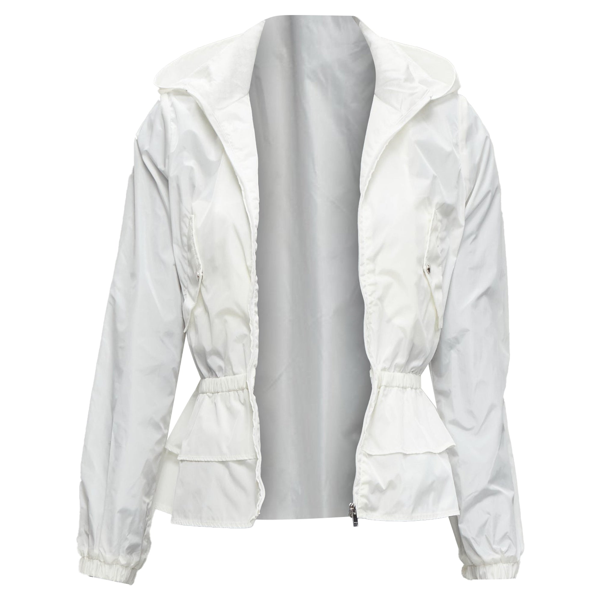 Women's Gucci Kidswear GG monogram logo peplum hooded jacket