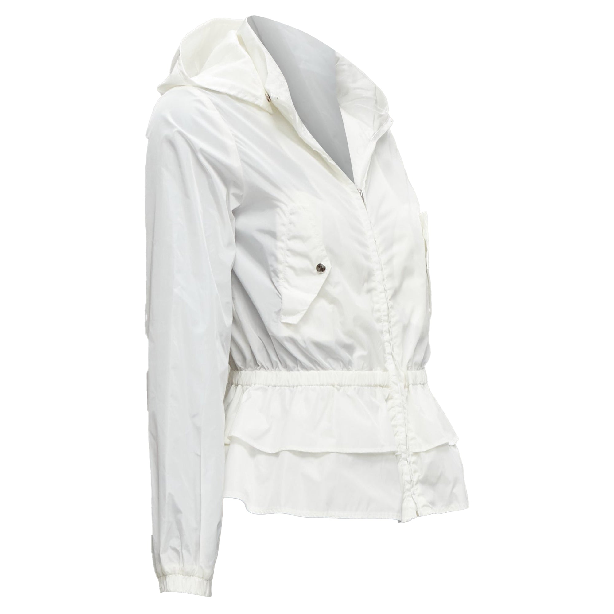 Women's Gucci Kidswear GG monogram logo peplum hooded jacket