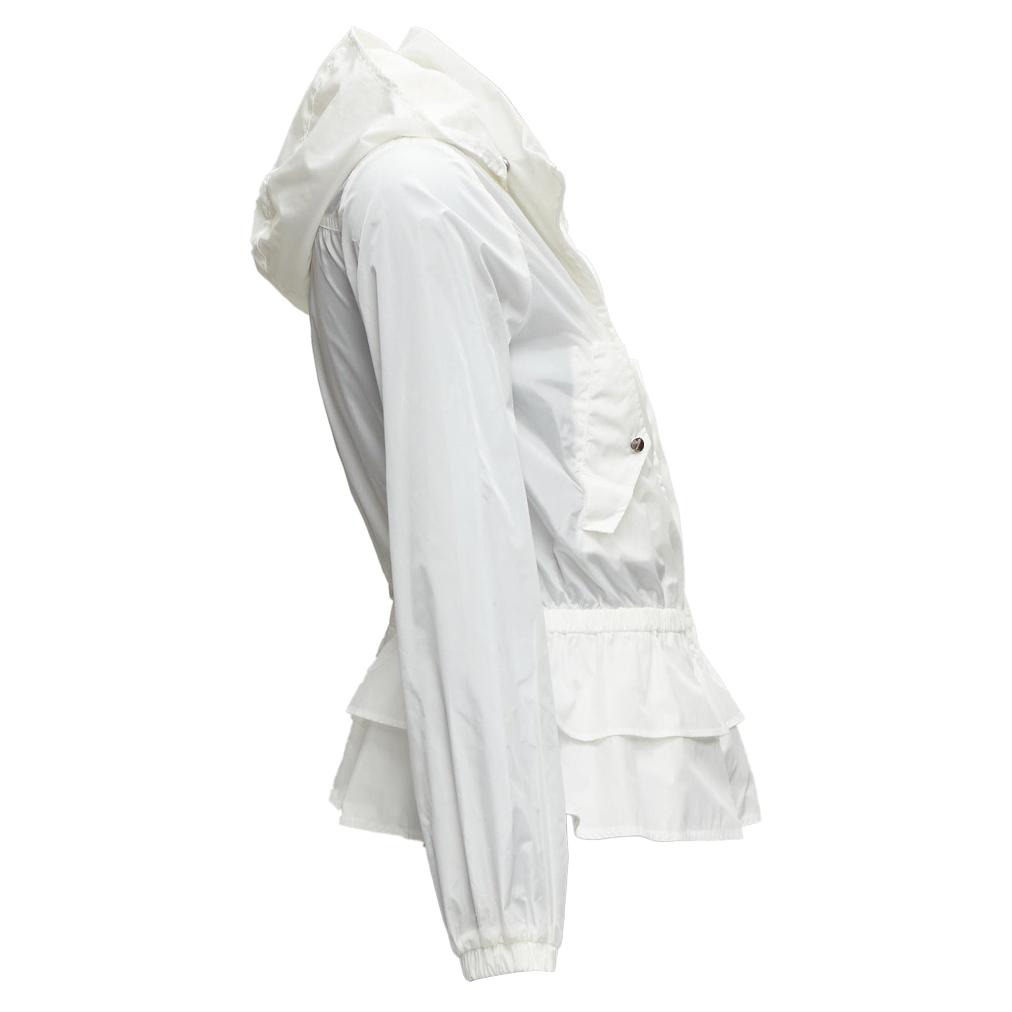 Women's Gucci Kidswear GG monogram logo peplum hooded jacket