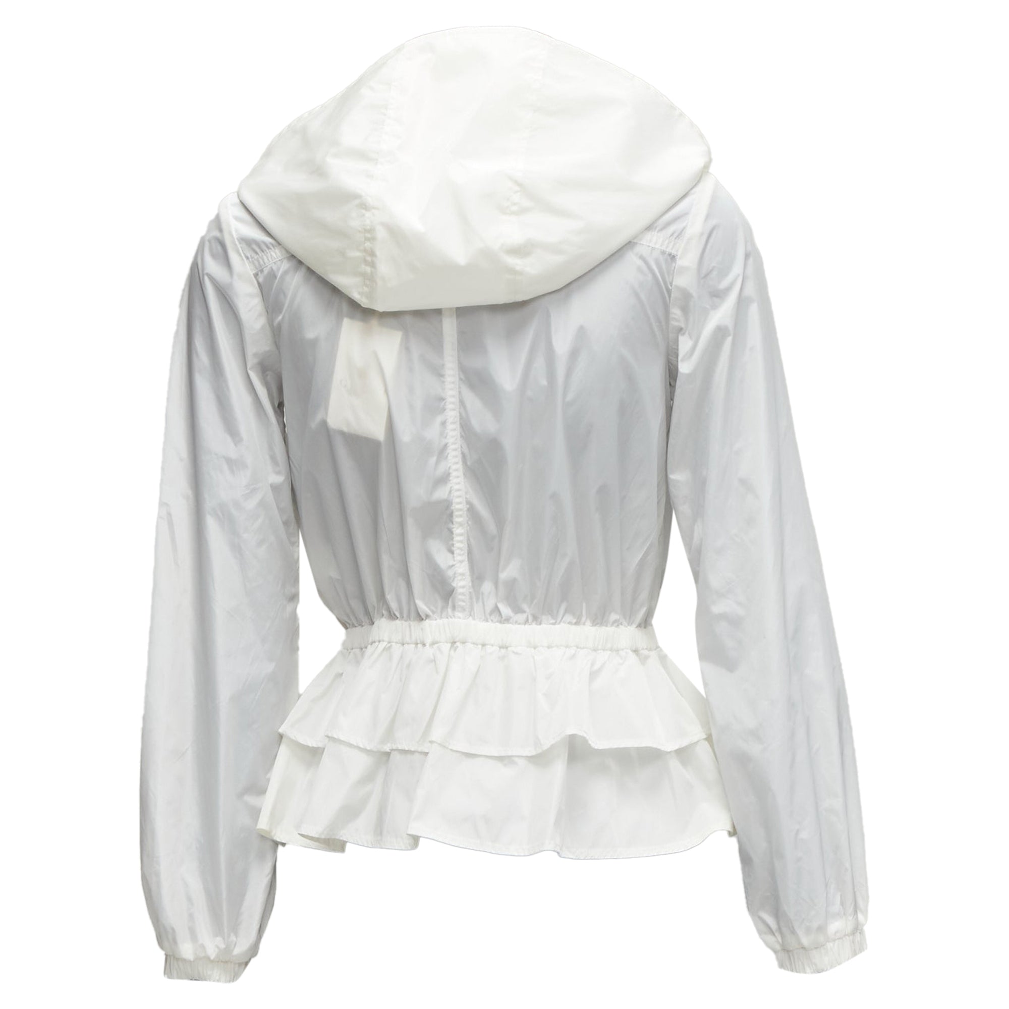 Women's Gucci Kidswear GG monogram logo peplum hooded jacket