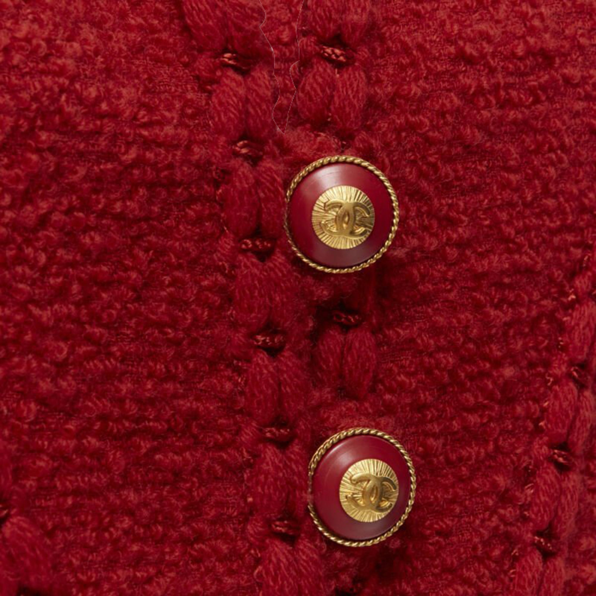 Women's Chanel boucle tweed boned corset jacket