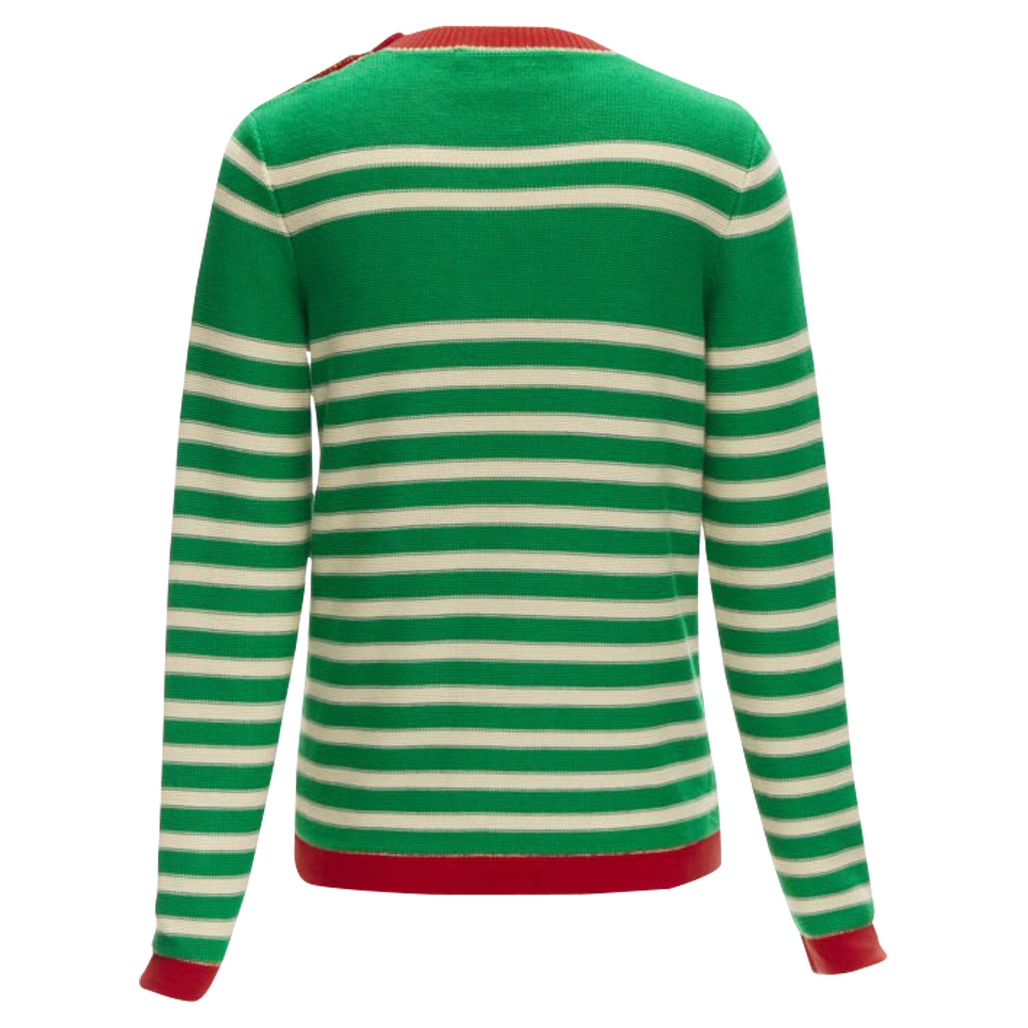 Women's Gucci sailor intarsia embroidery striped sweater