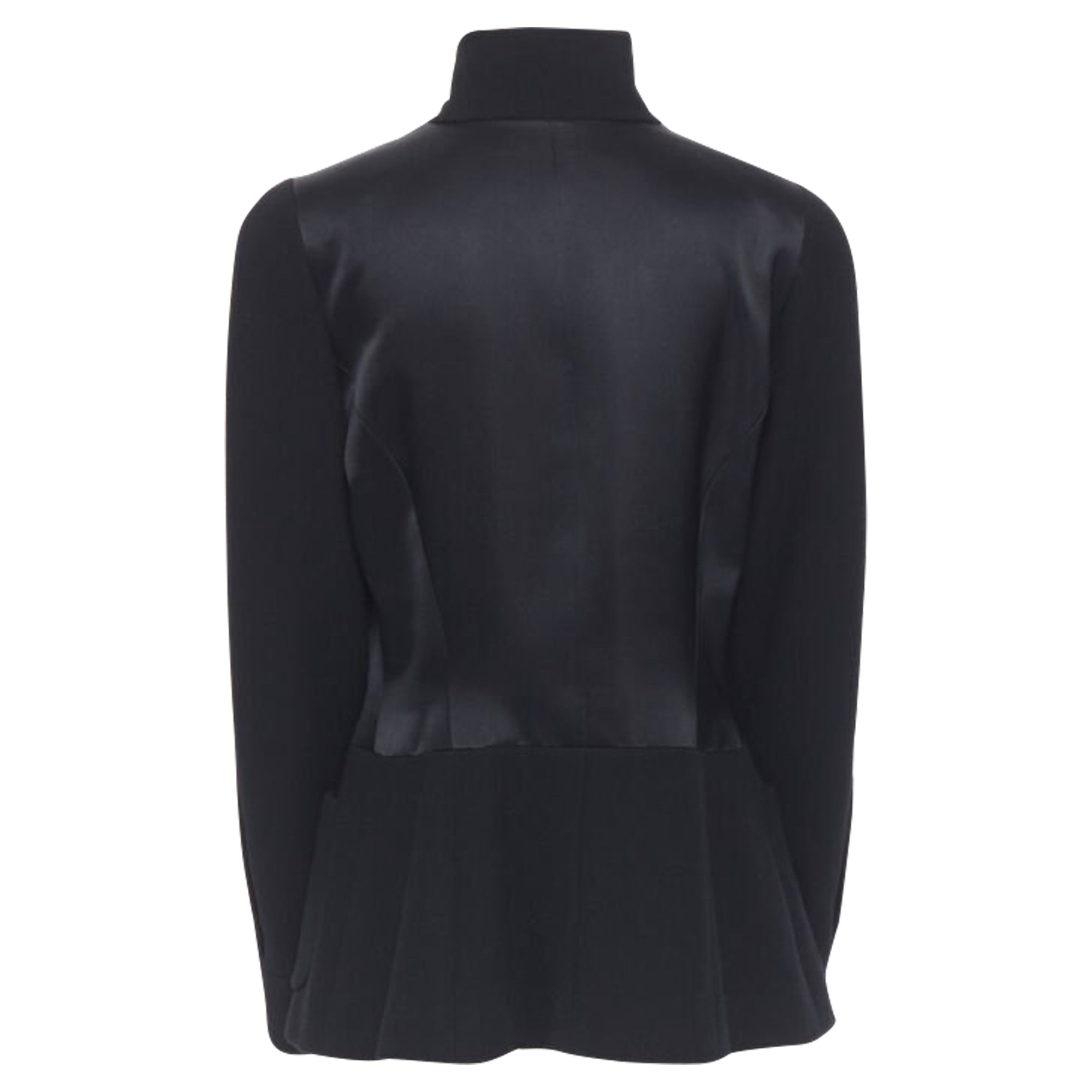 Women's Chanel satin crepe mandarin jacket